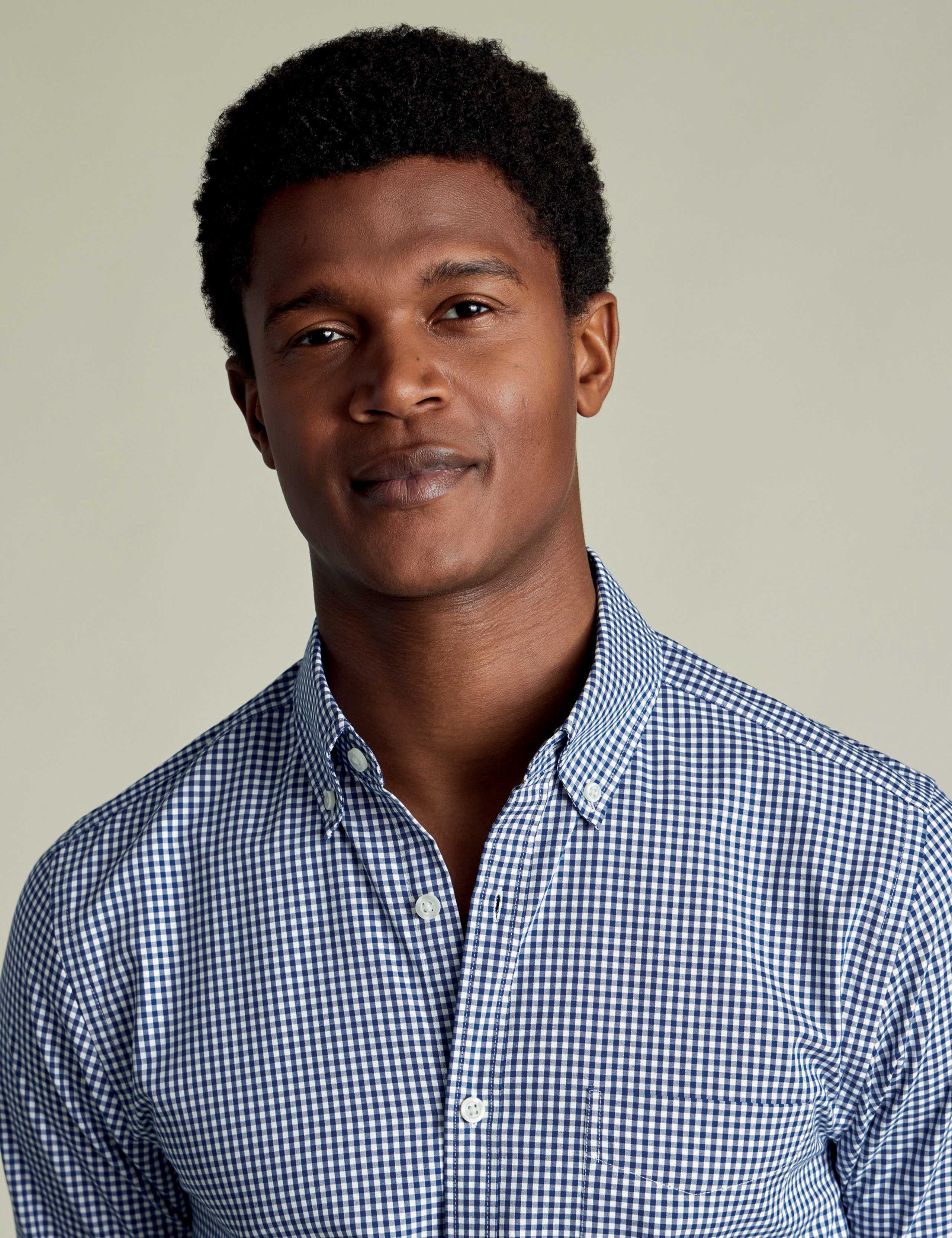 Non Iron Regular Fit Check Oxford Shirt 3 of 5