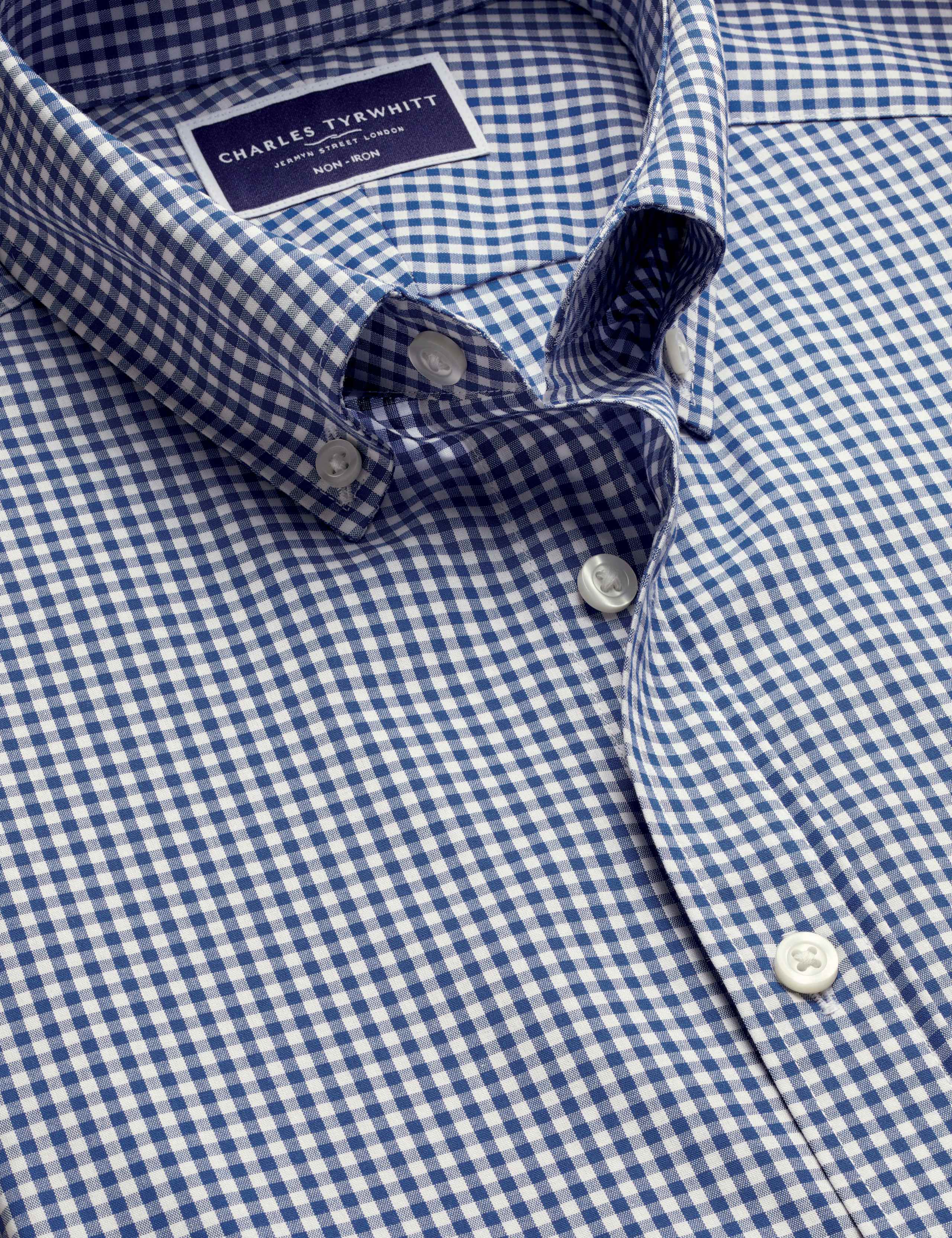 Non Iron Regular Fit Check Oxford Shirt 4 of 5