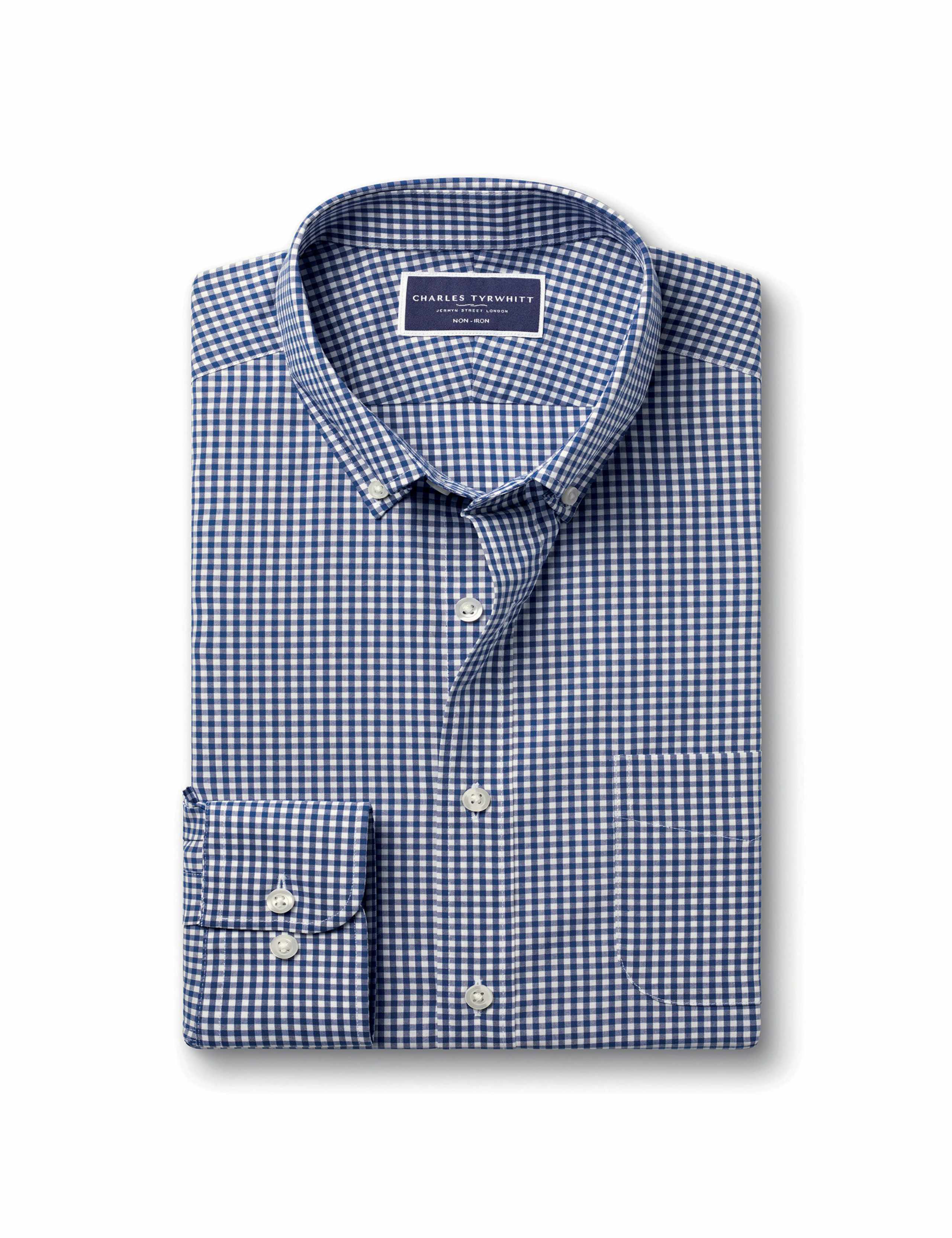 Non Iron Regular Fit Check Oxford Shirt 2 of 5
