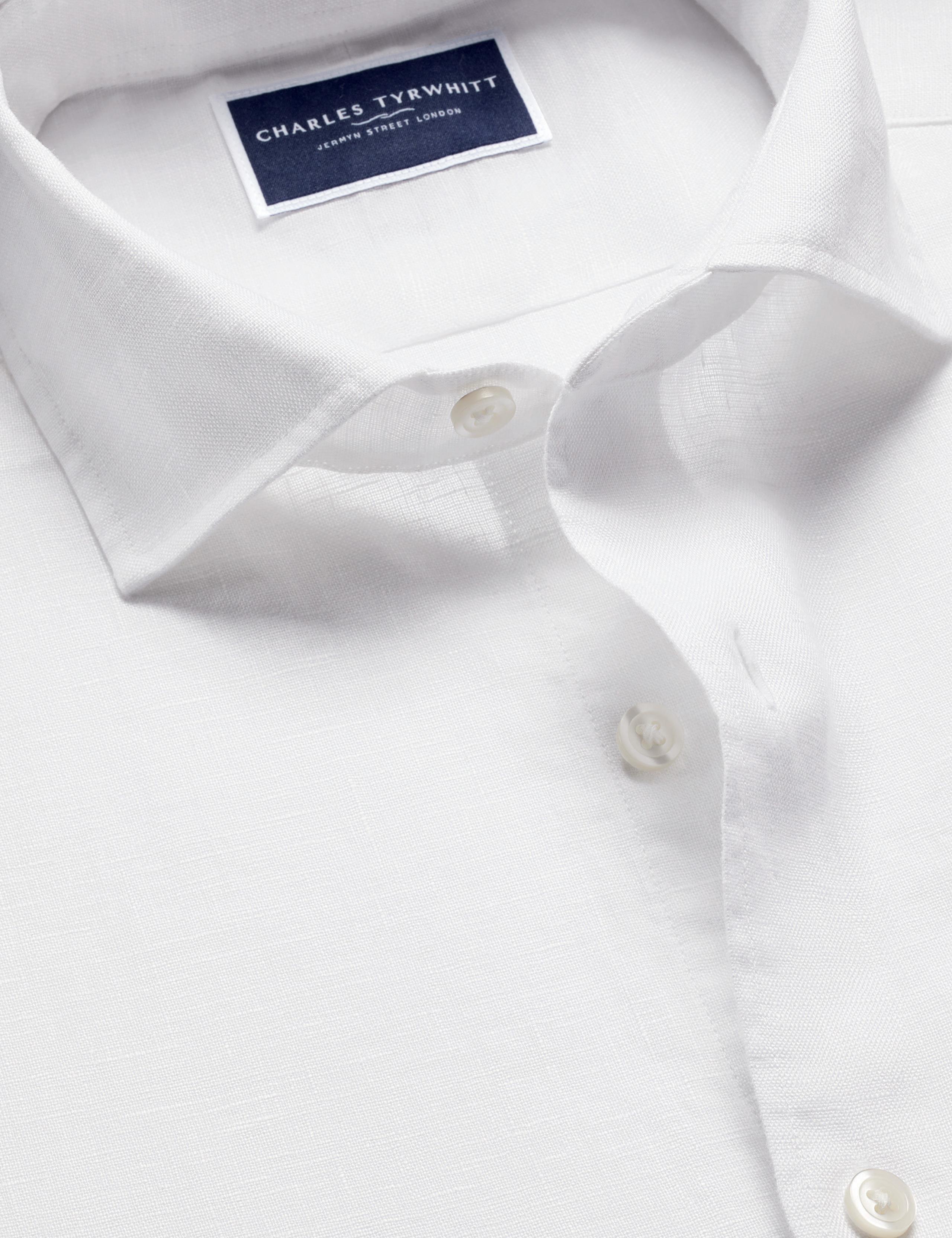Slim Fit Pure Linen Shirt 4 of 5