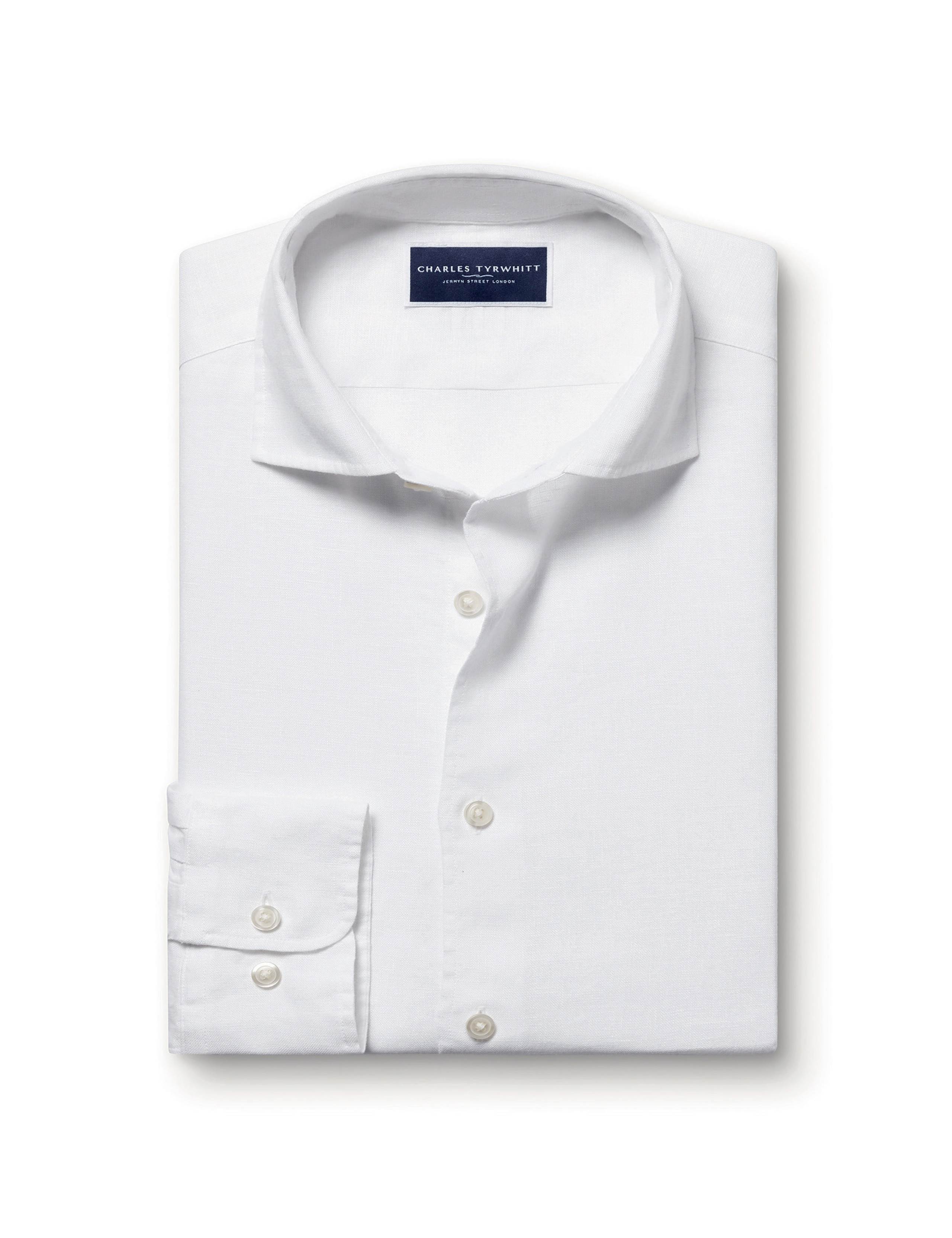 Slim Fit Pure Linen Shirt 2 of 5