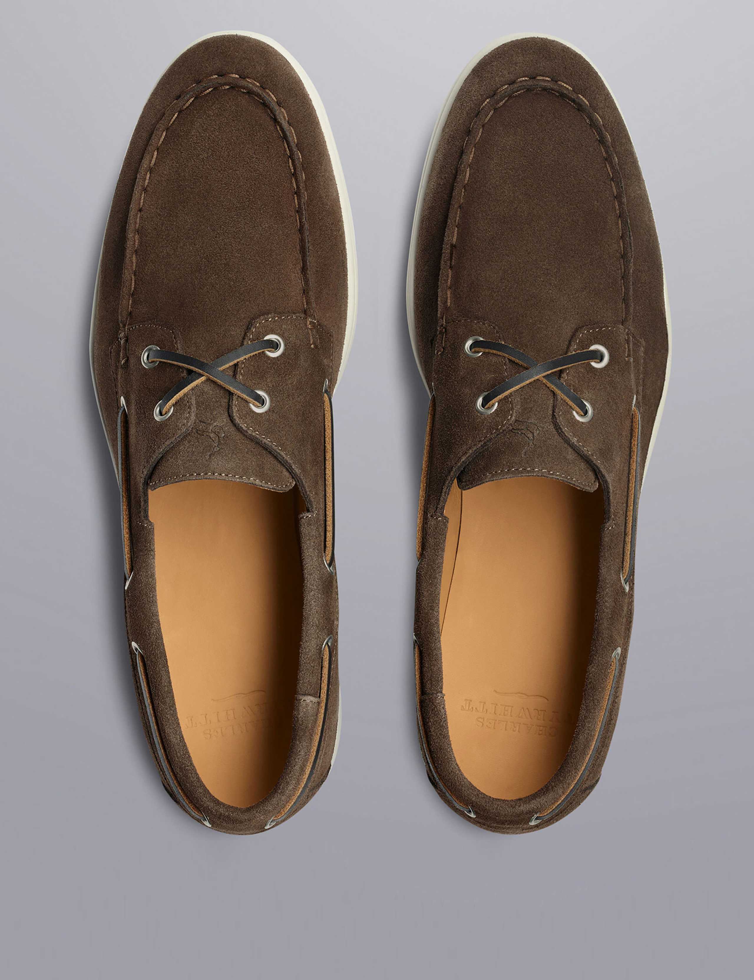 Suede Slip On Boat Shoes 2 of 4