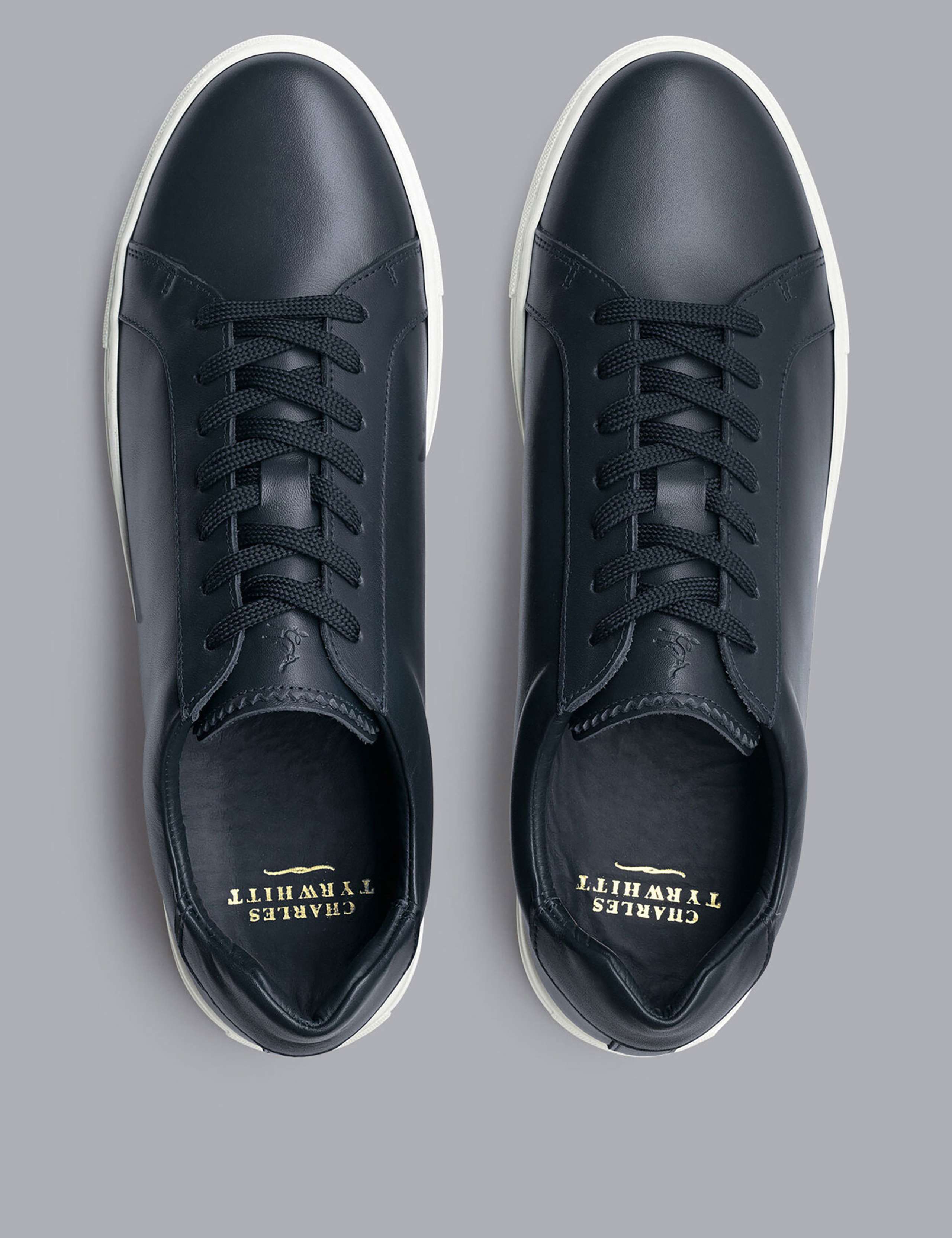 Leather Lace Up Trainers 2 of 4