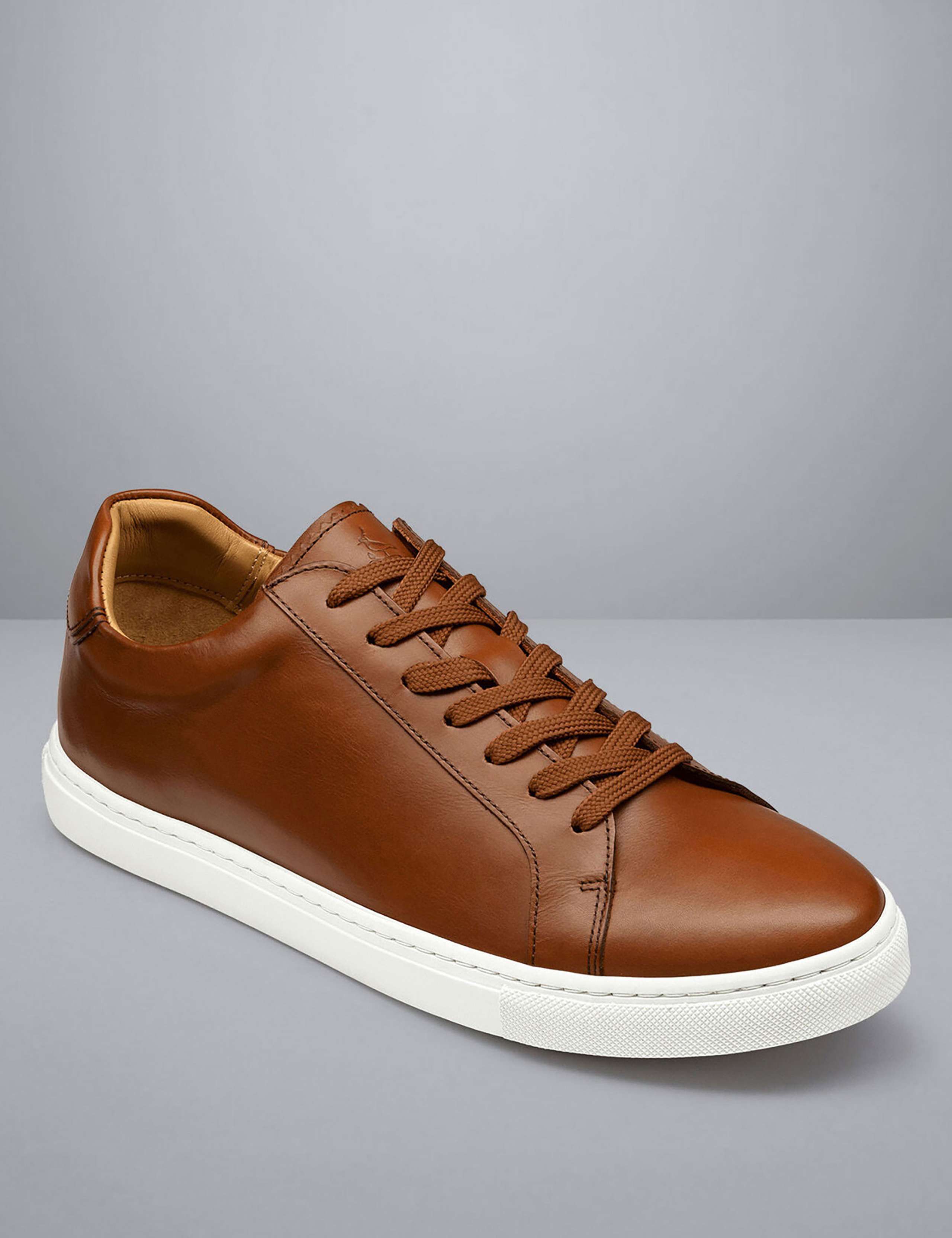 Leather Lace Up Trainers 3 of 7