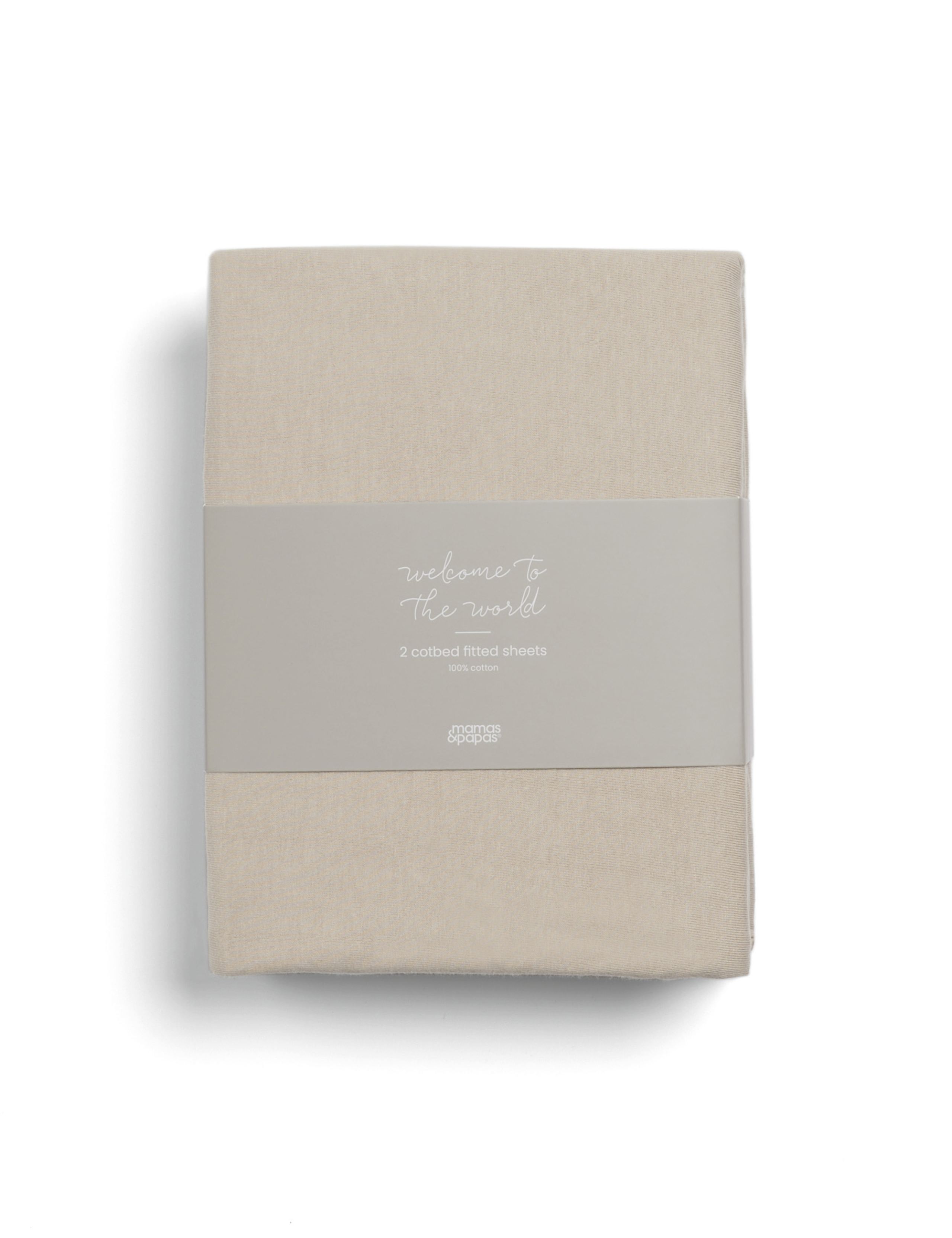 2pk Pure Cotton Cotbed Fitted Sheets 3 of 5