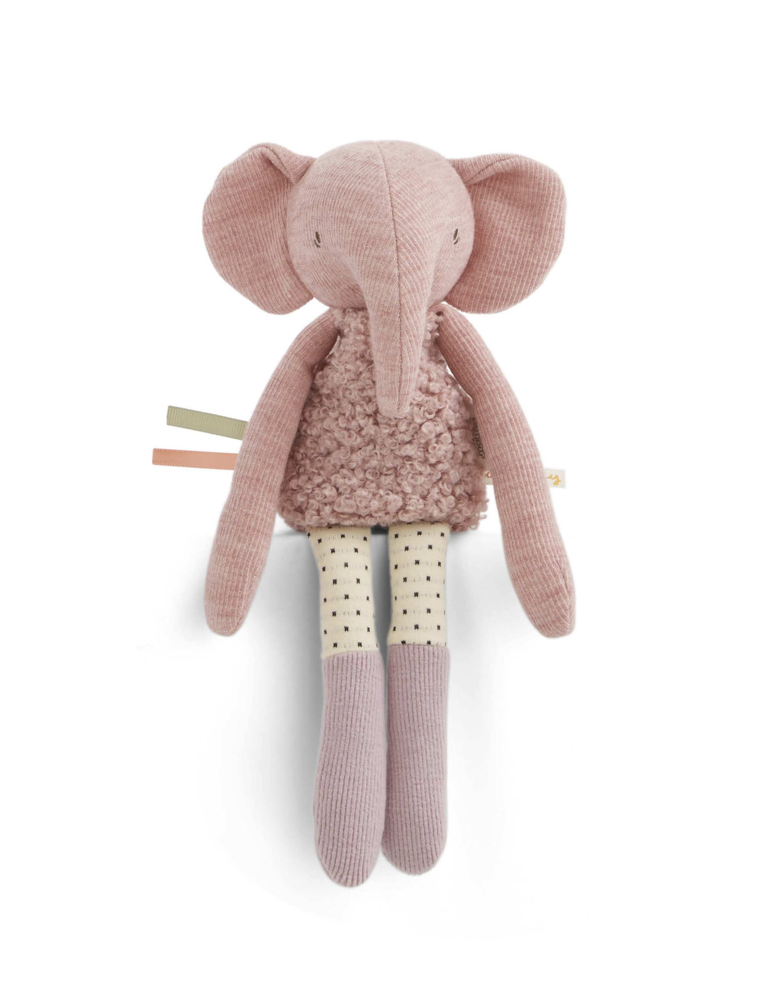 Edie Elephant Beanie Toy (0+ Mths) 2 of 2