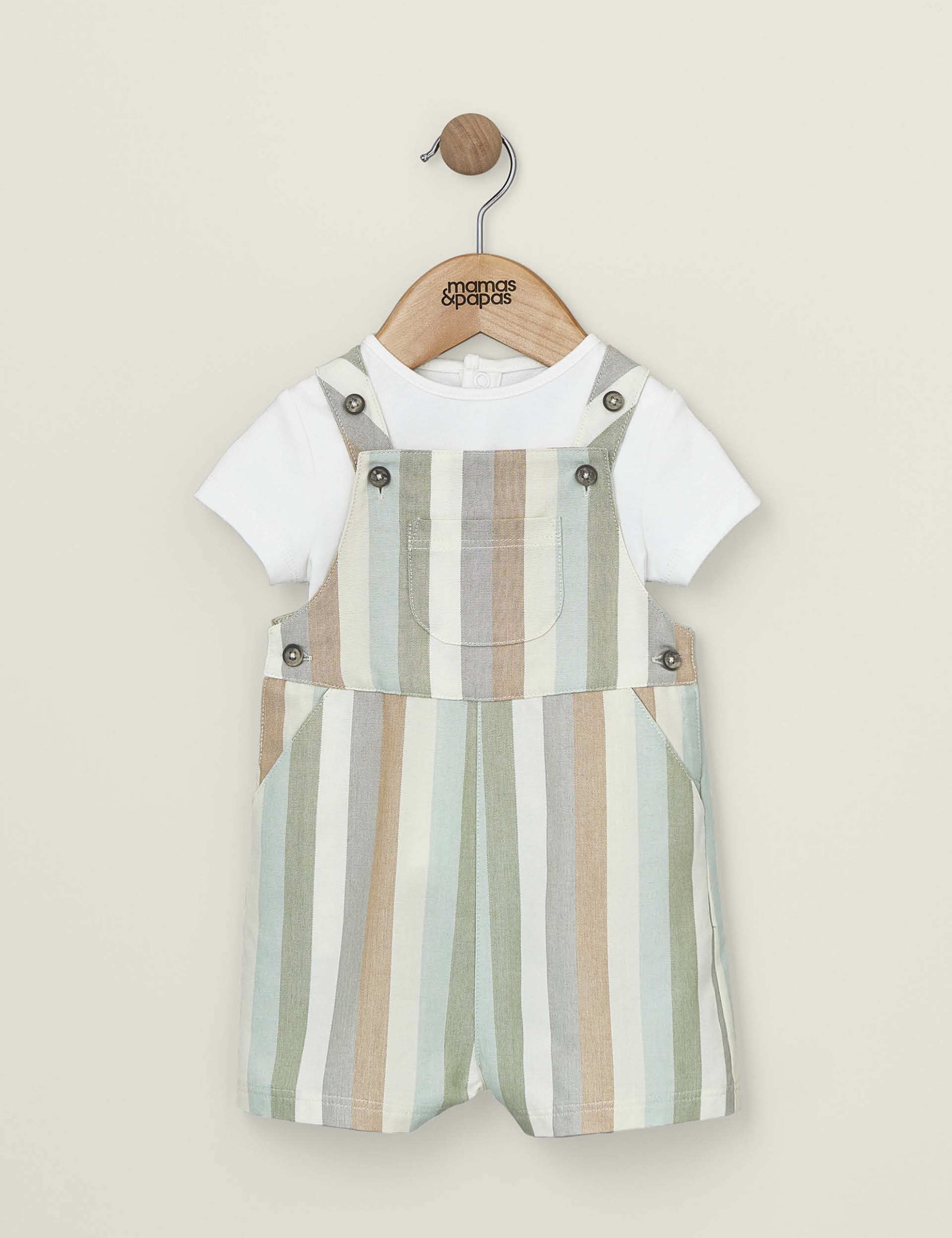 2pc Pure Cotton Striped Outfit (0-36 Mths) 2 of 5