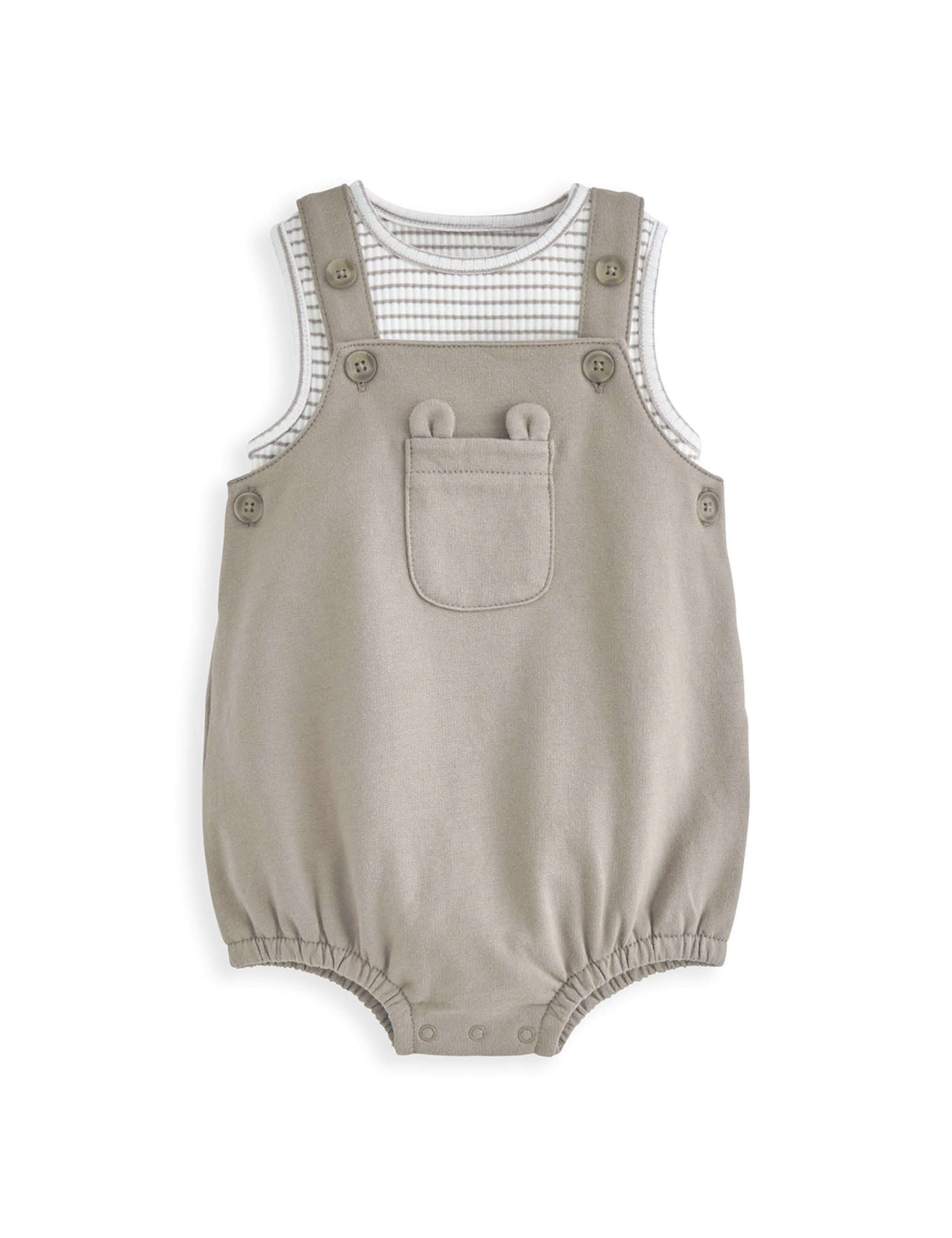 2pc Cotton Rich Striped Outfit (0-12 Mths) 2 of 4