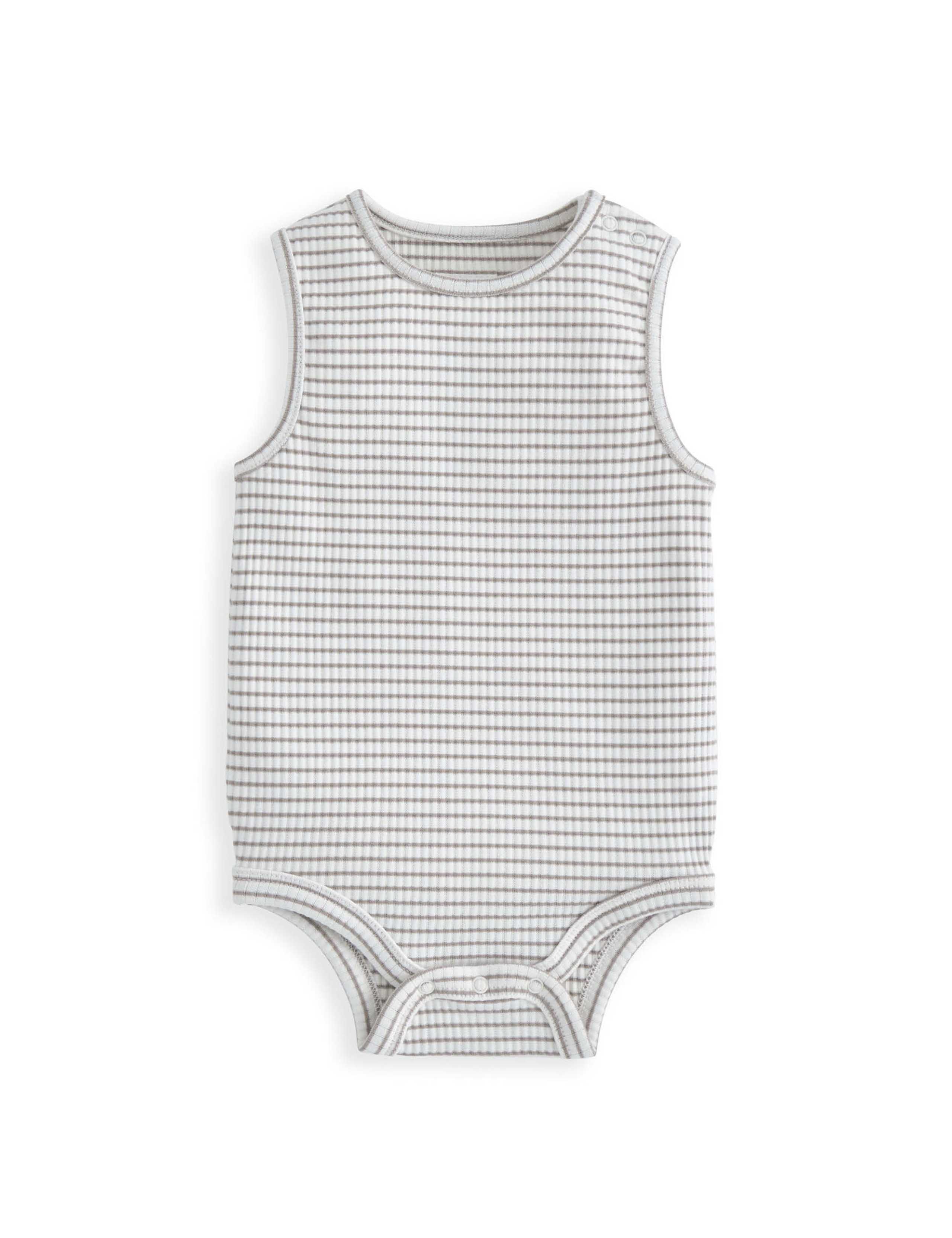 2pc Cotton Rich Striped Outfit (0-12 Mths) 4 of 4