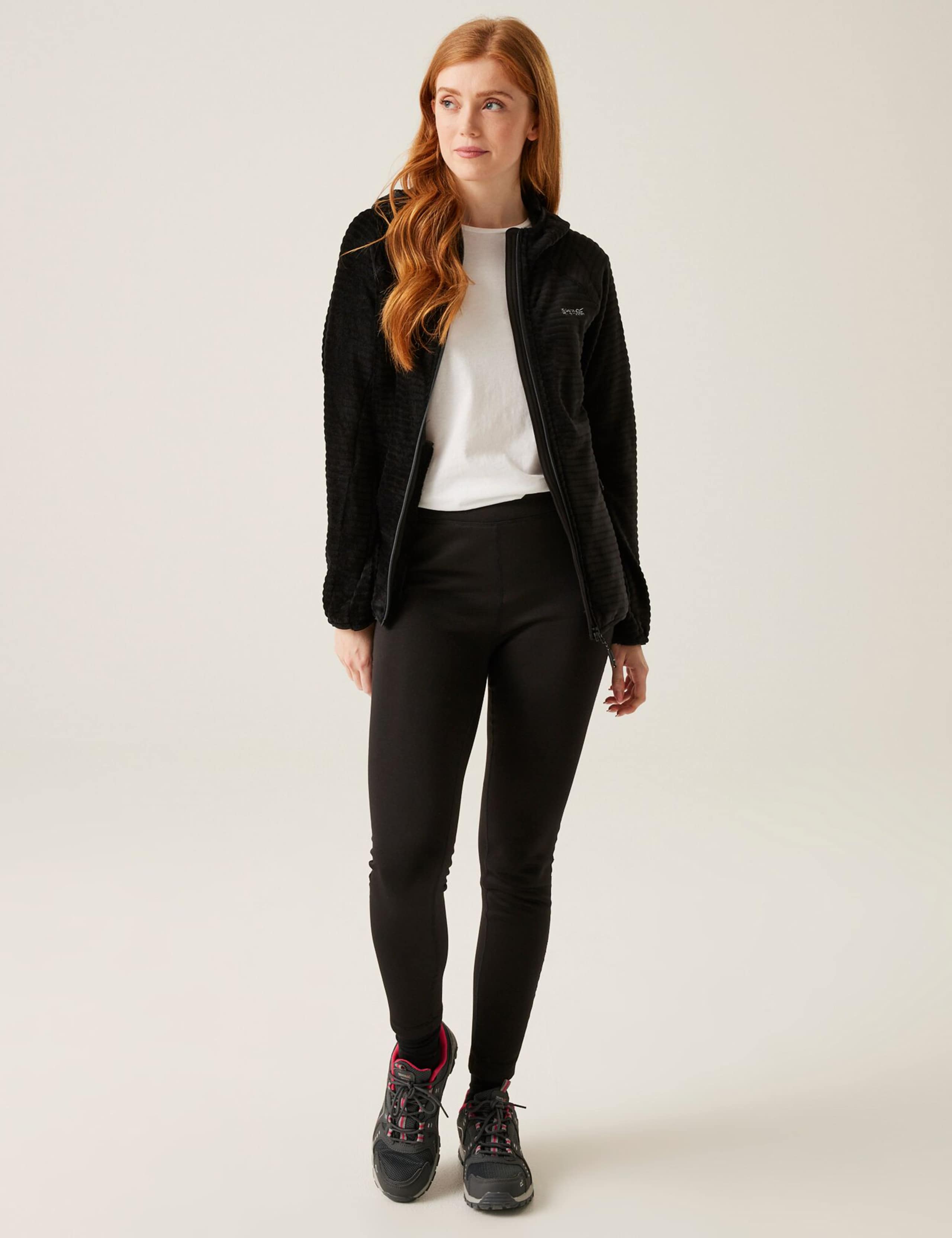 Endra Ribbed Zip Up Hooded Fleece 4 of 5