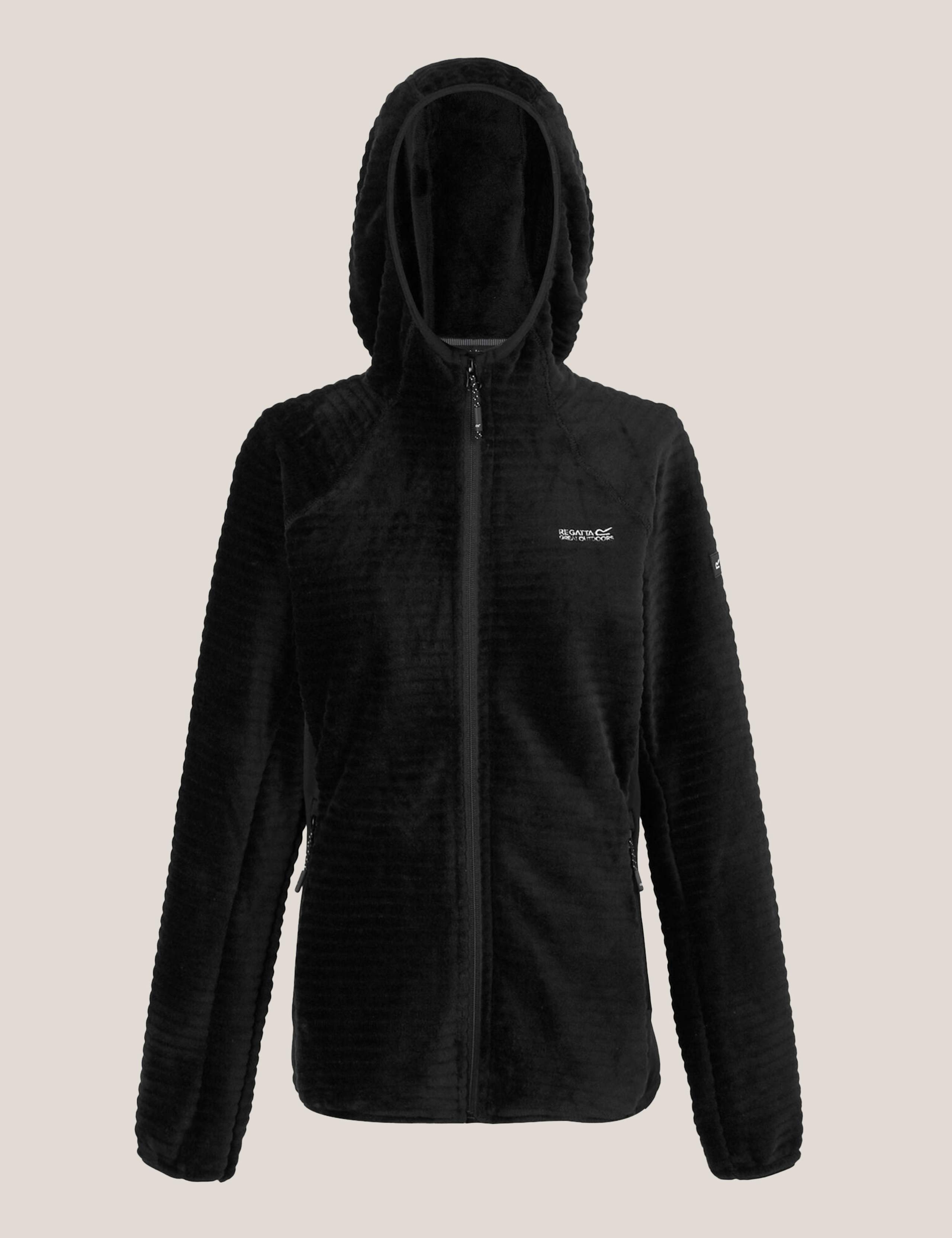Endra Ribbed Zip Up Hooded Fleece 2 of 5