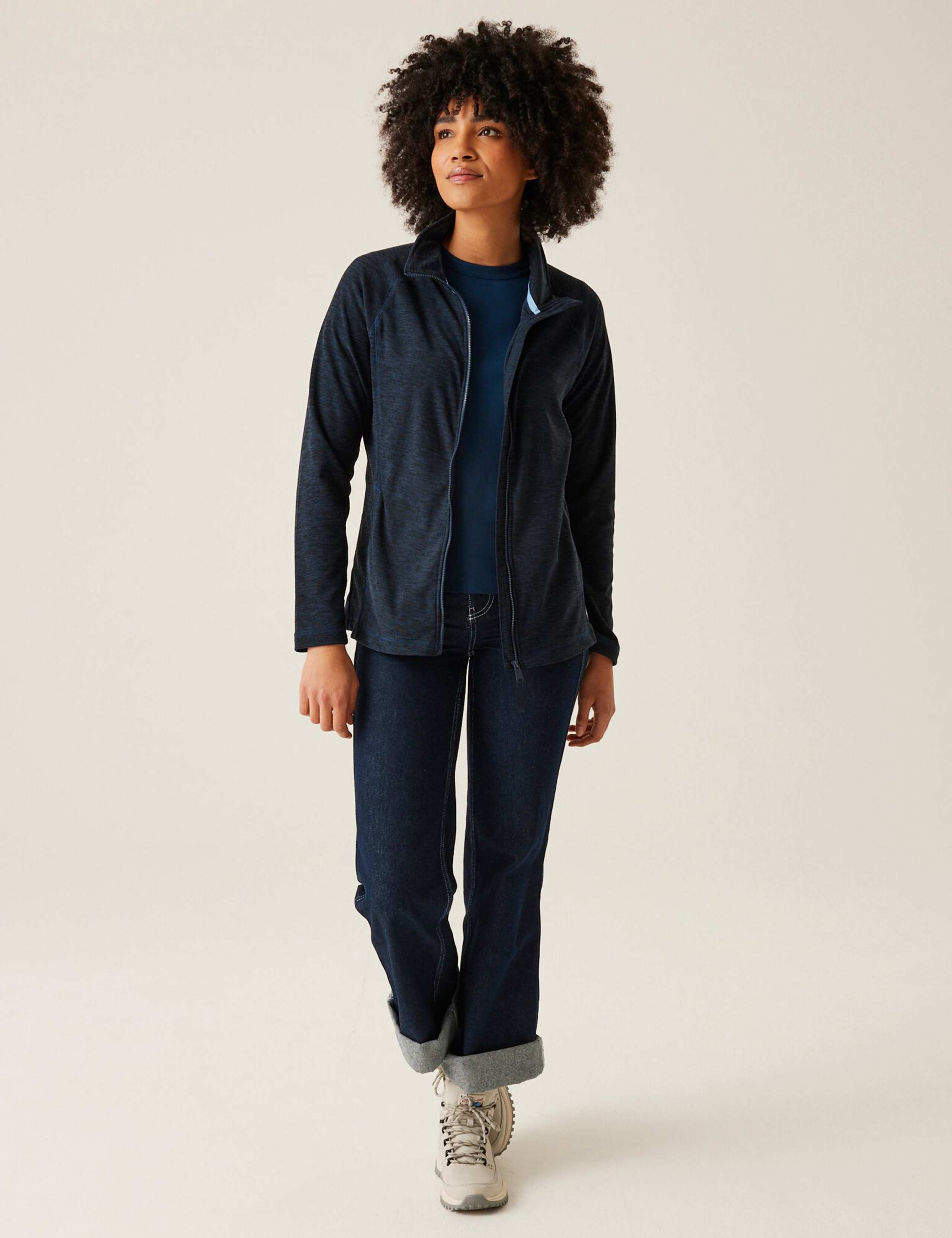Mayse Zip Up Funnel Neck Fleece 4 of 5