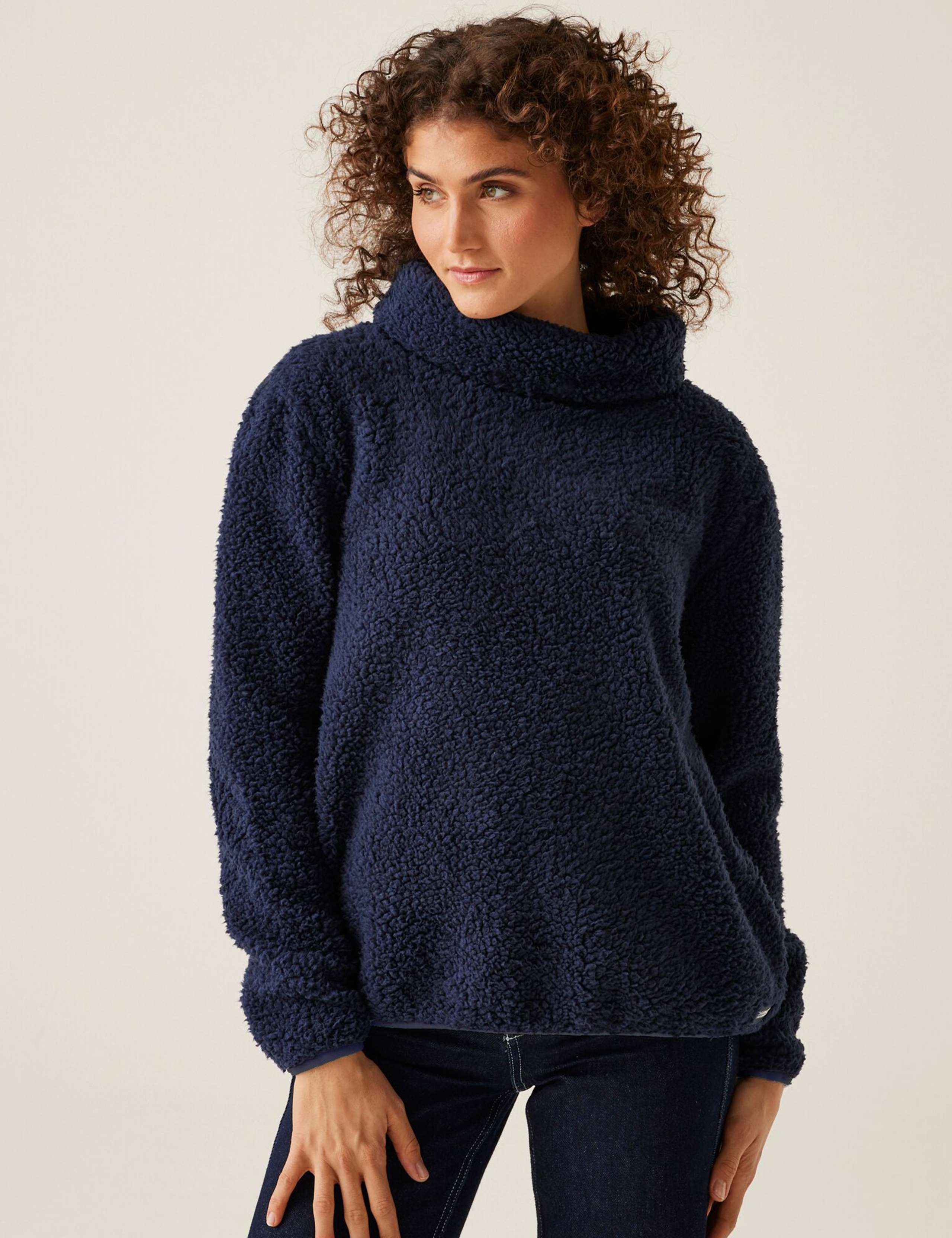 Ria Textured Funnel Neck Fleece 1 of 5