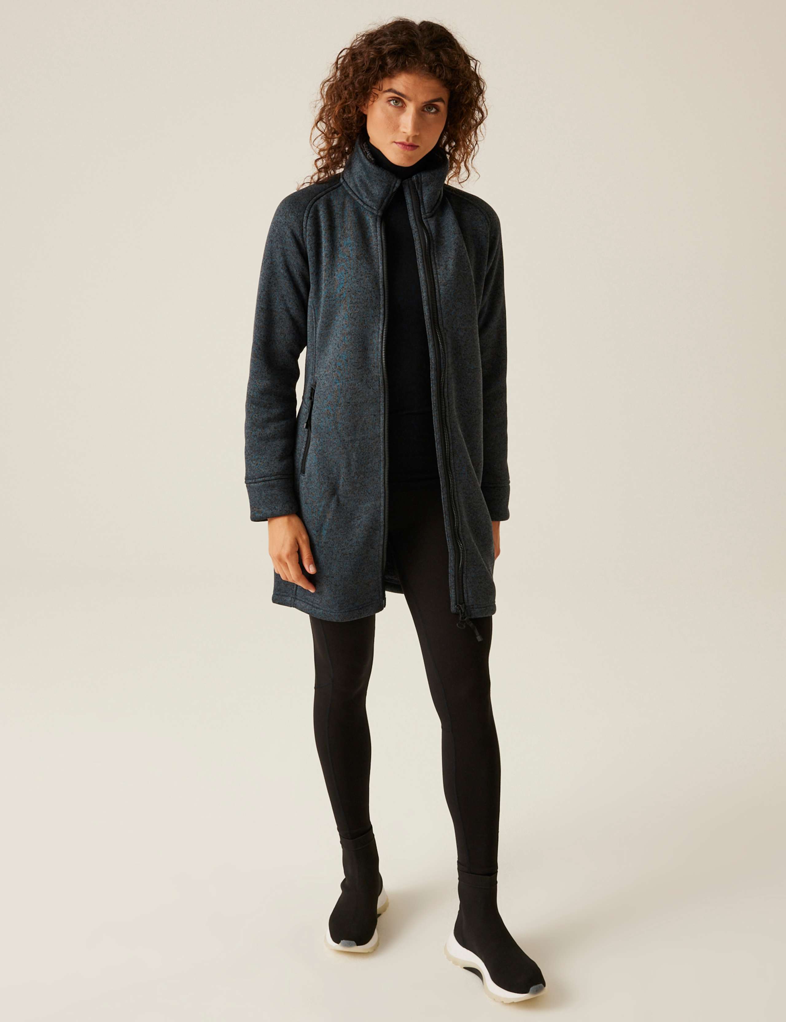 Emilide Funnel Neck Longline Jacket 4 of 5