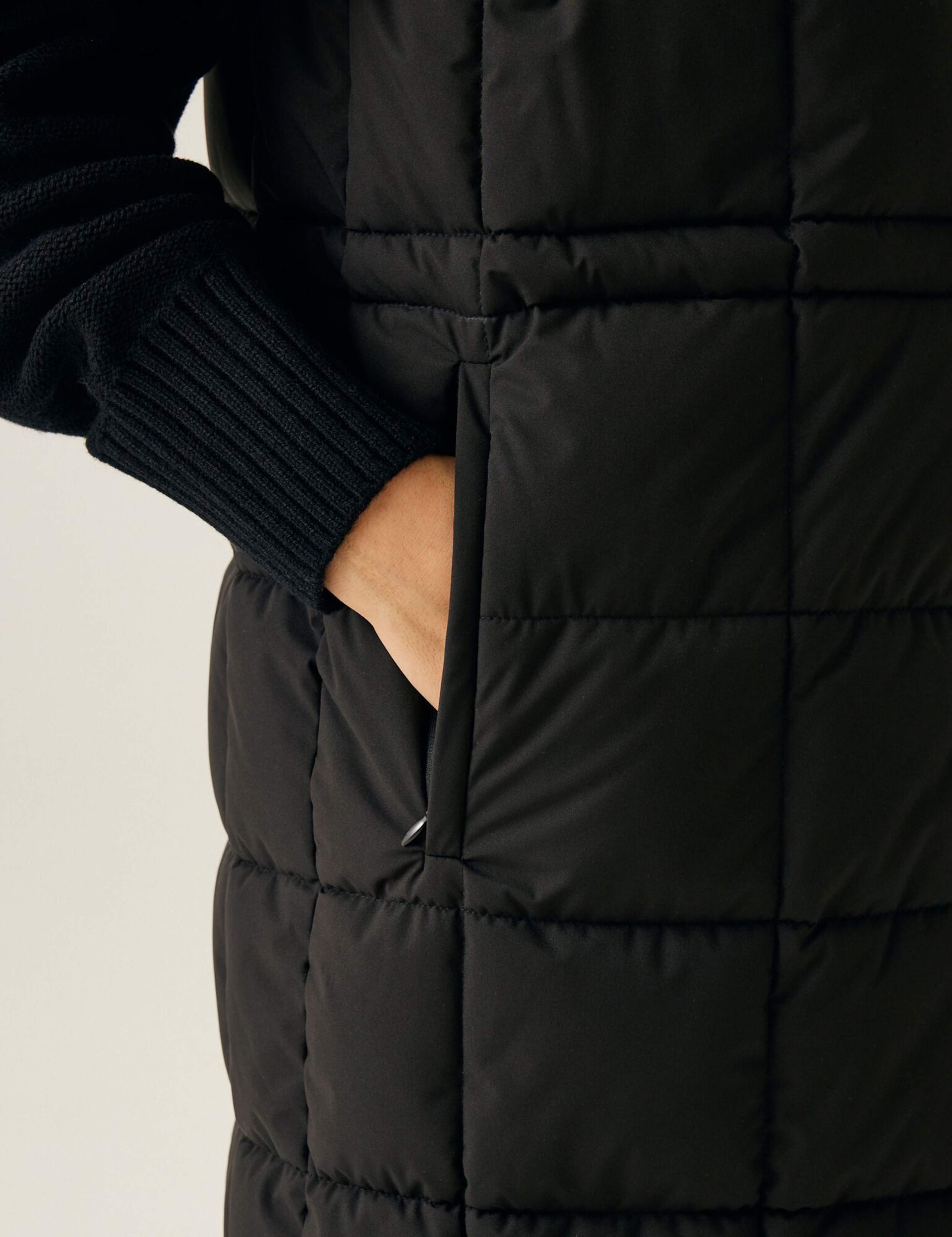 Leandra Hooded Quilted Longline Gilet 6 of 6