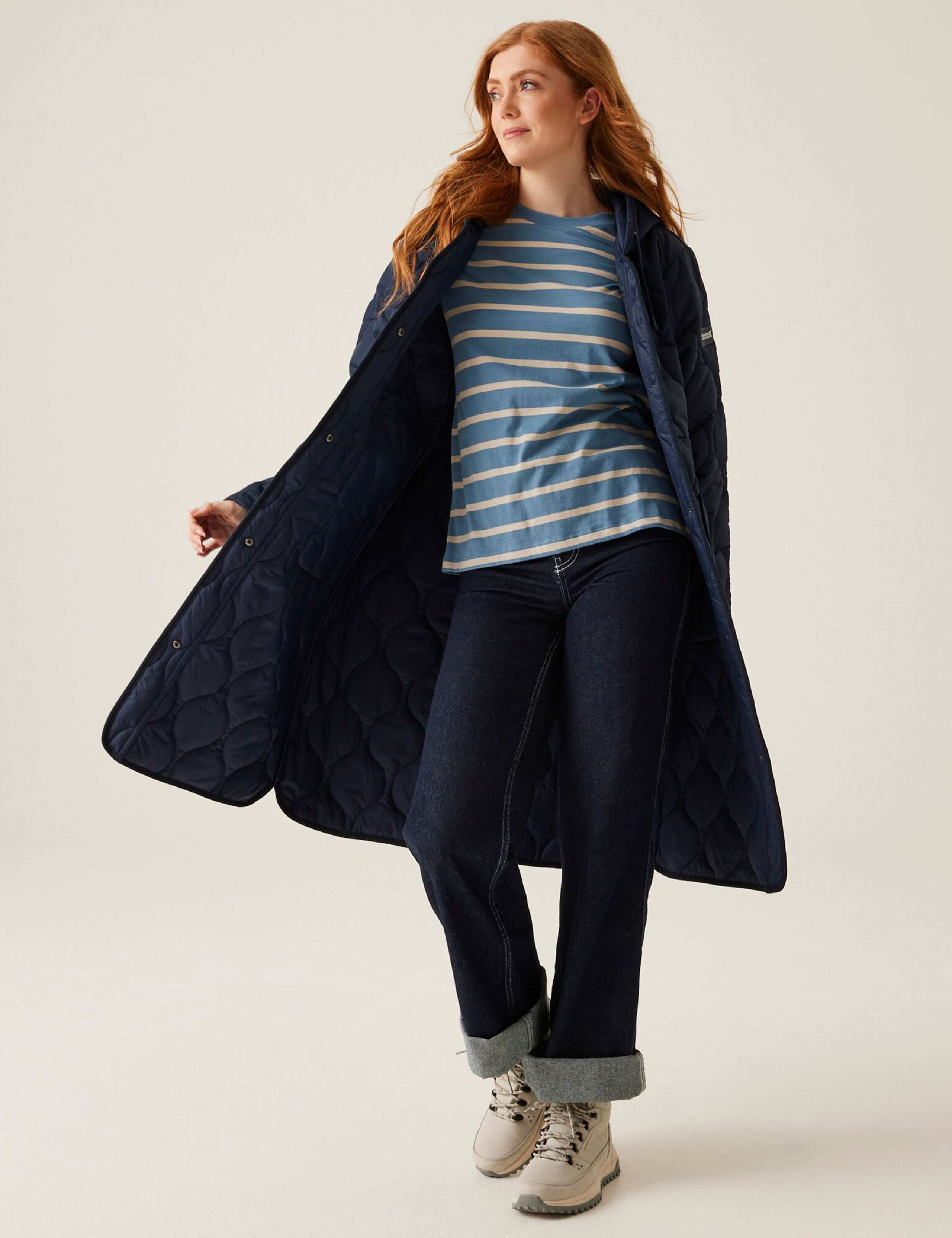 Jaycee II Quilted Hooded Longline Coat 4 of 7