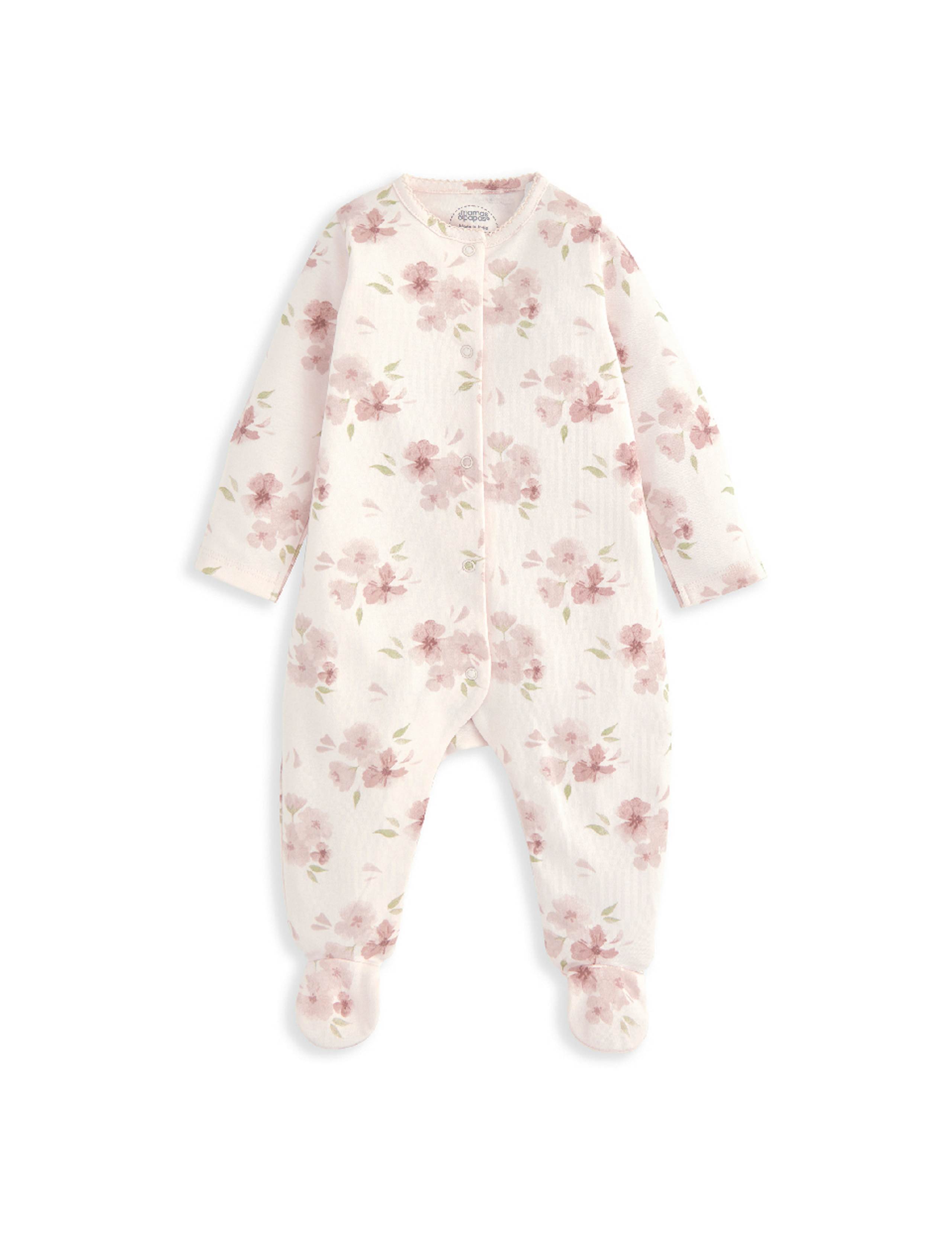 5pc Pure Cotton Floral Starter Set (0-12 Mths) 5 of 7