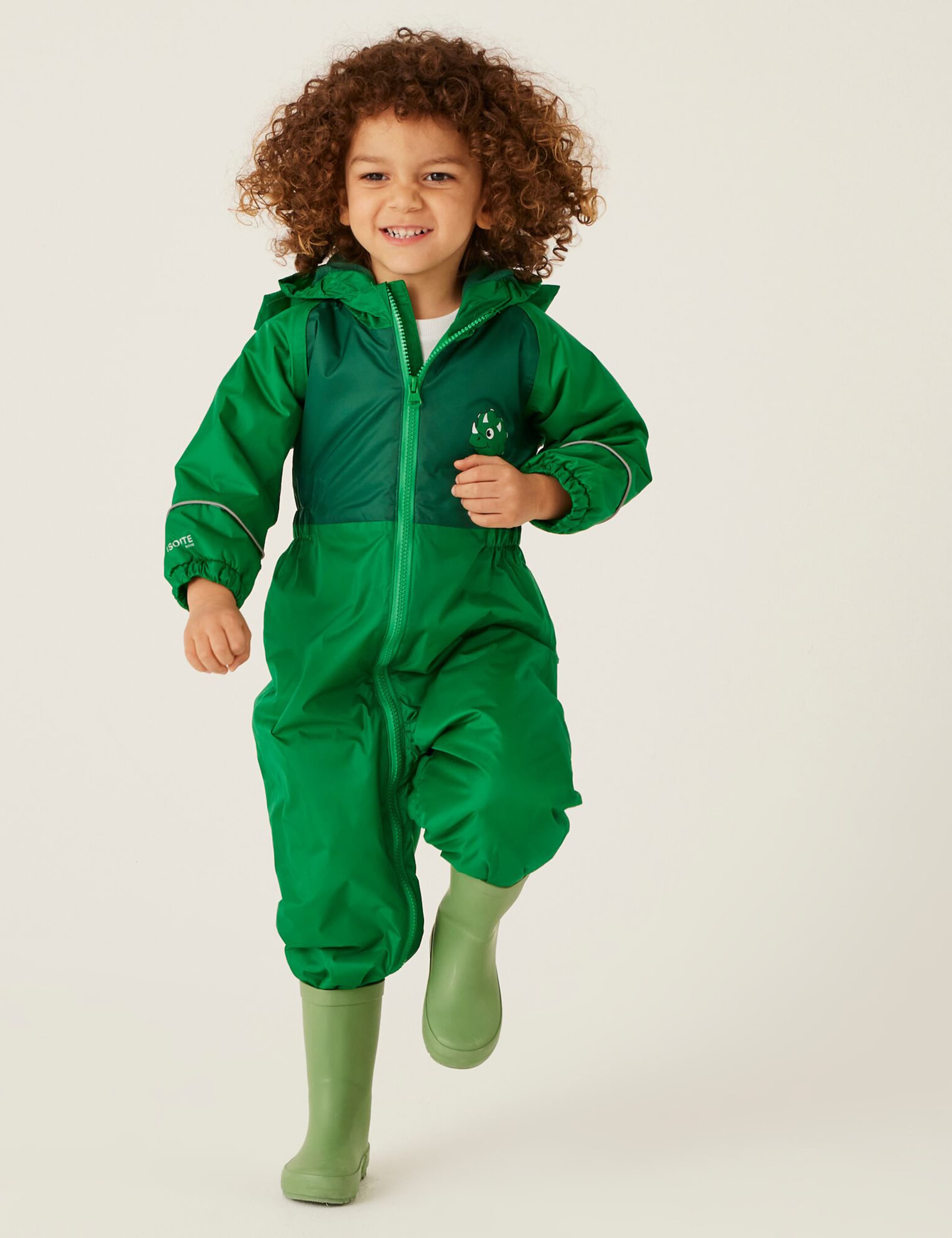 Mudplay III Hooded Dinosaur Puddlesuit (6 Mths - 6 Yrs) 5 of 6