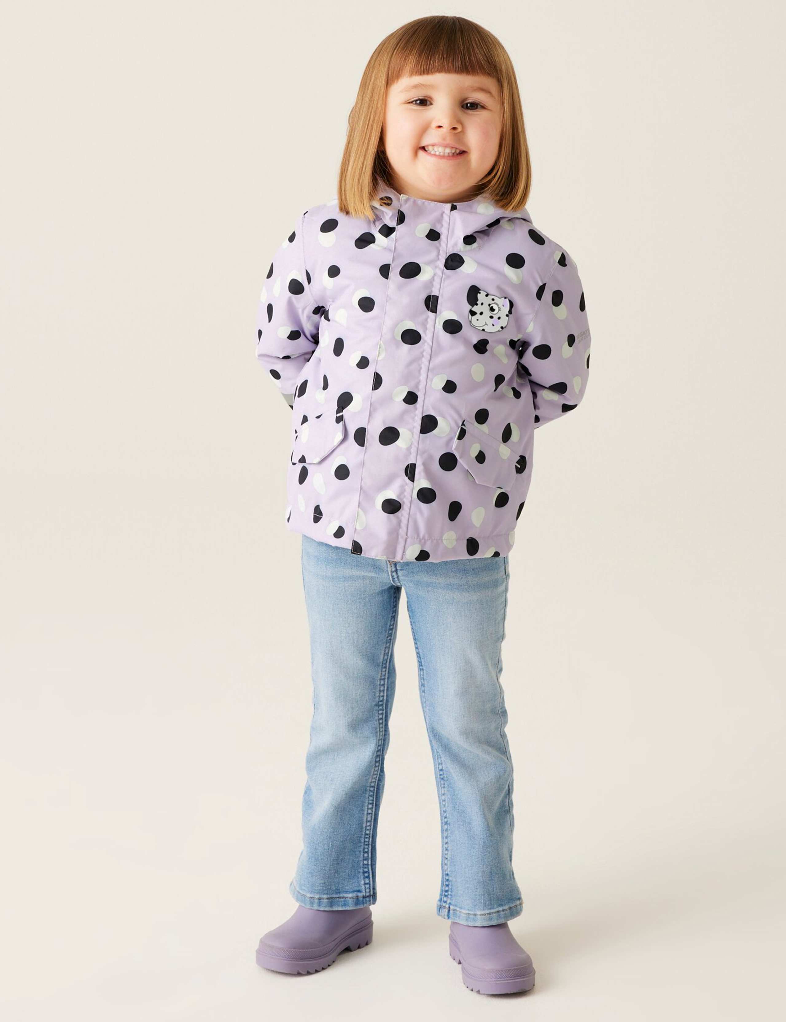 Animal Rainy Day Hooded Spotted Raincoat (6 Mths-6 Yrs) 3 of 6