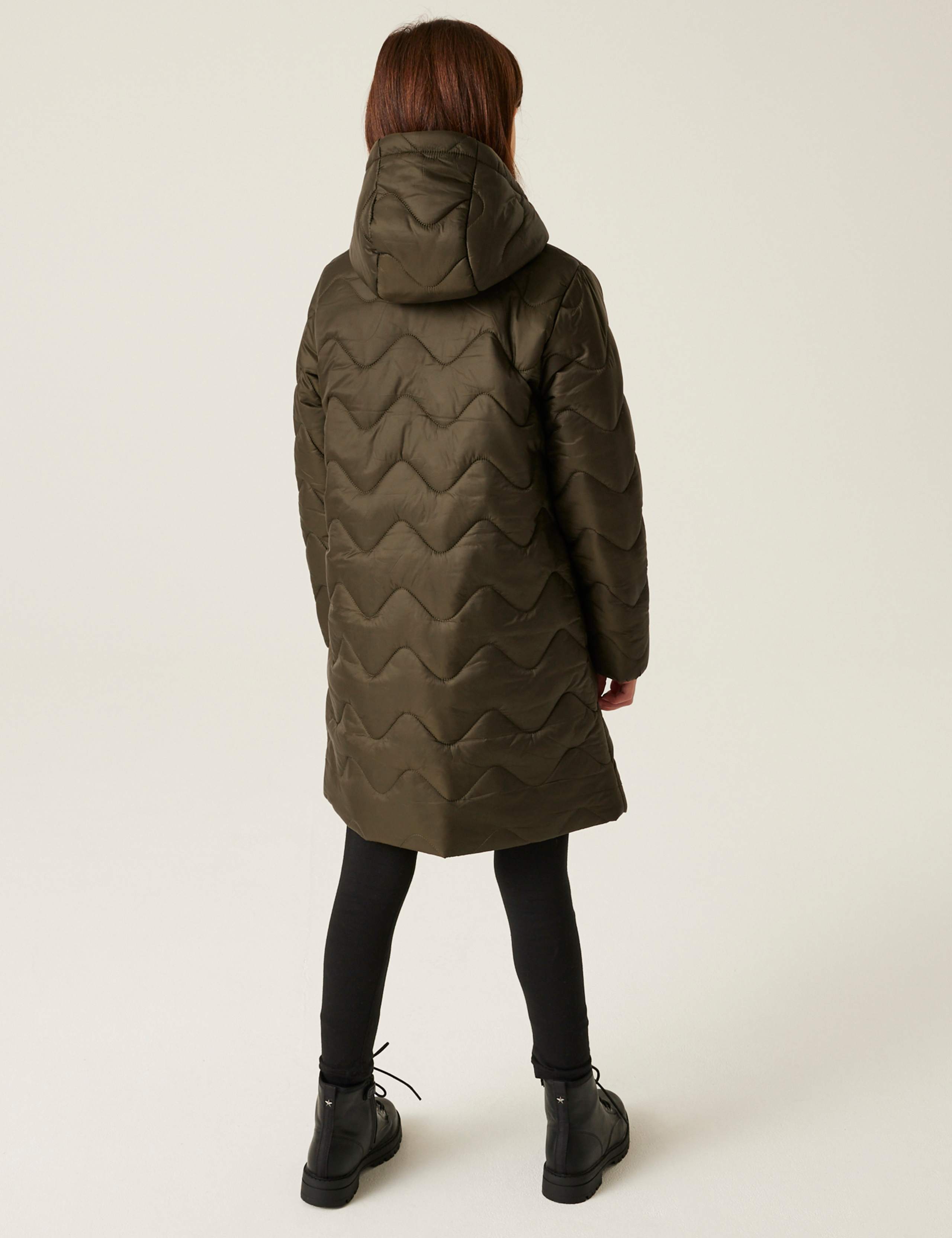 Cambrie Hooded Padded Coat (3-14 Yrs) 3 of 5