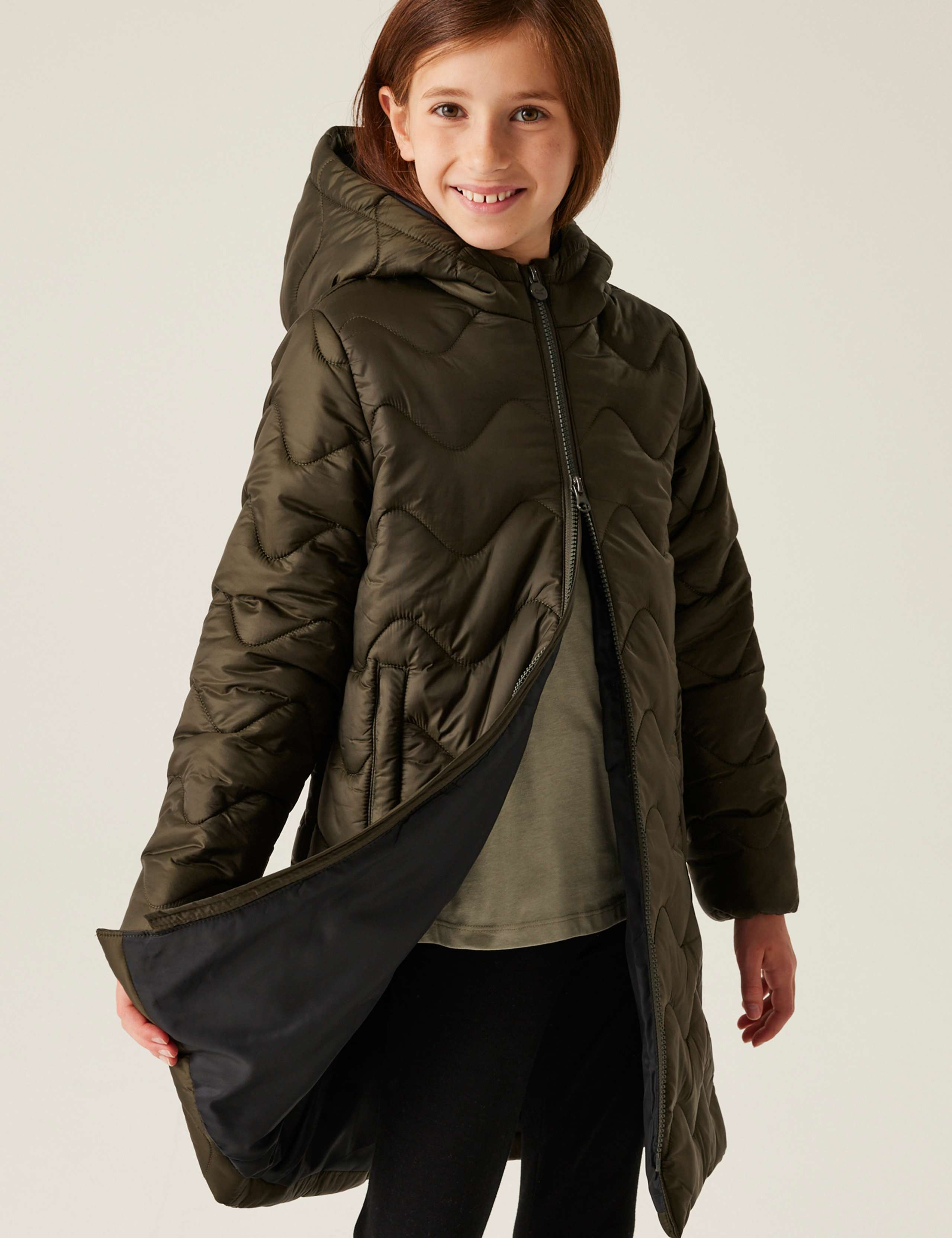 Cambrie Hooded Padded Coat (3-14 Yrs) 5 of 5