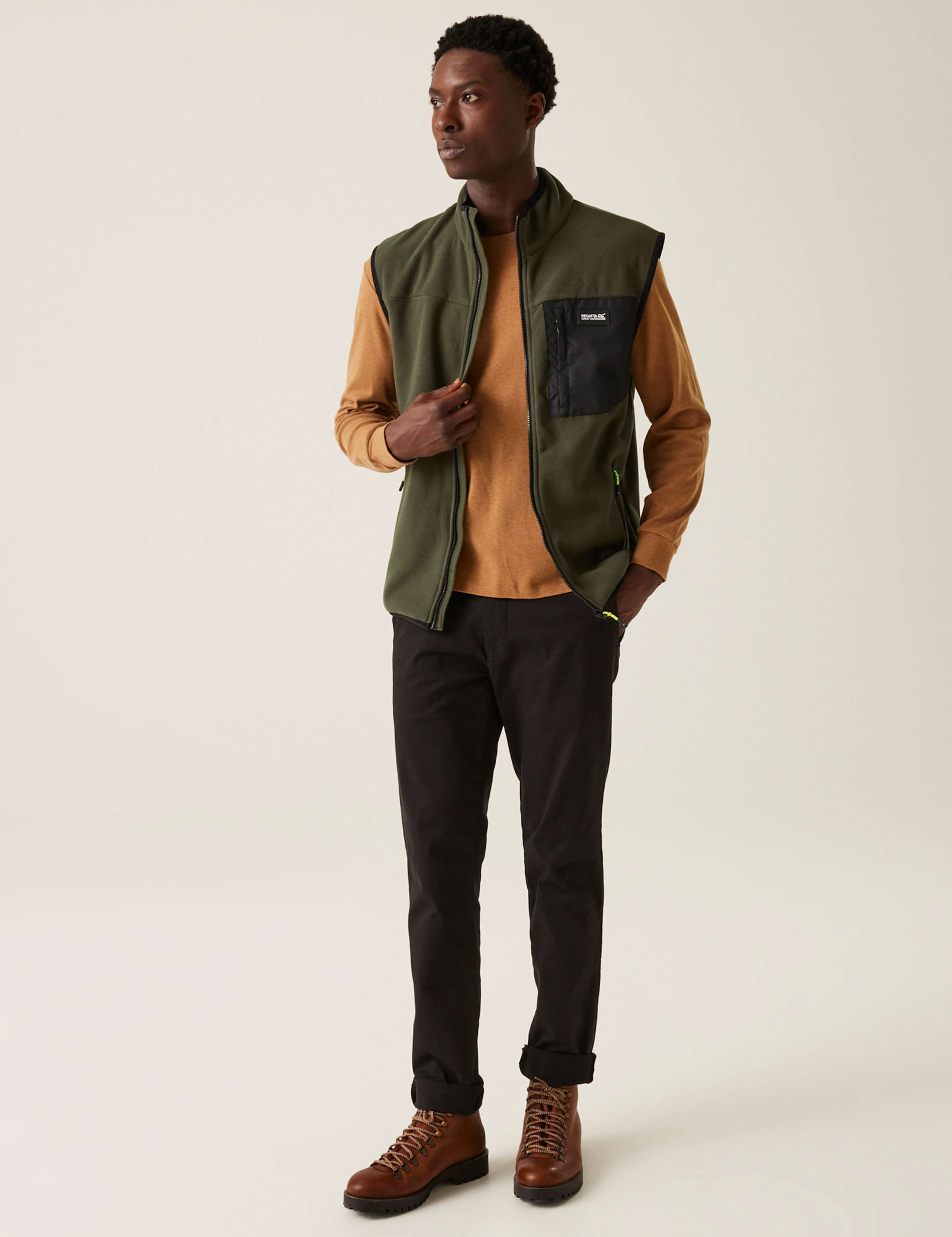 Frankie Fleece Funnel Neck Zip Up Gilet 3 of 6