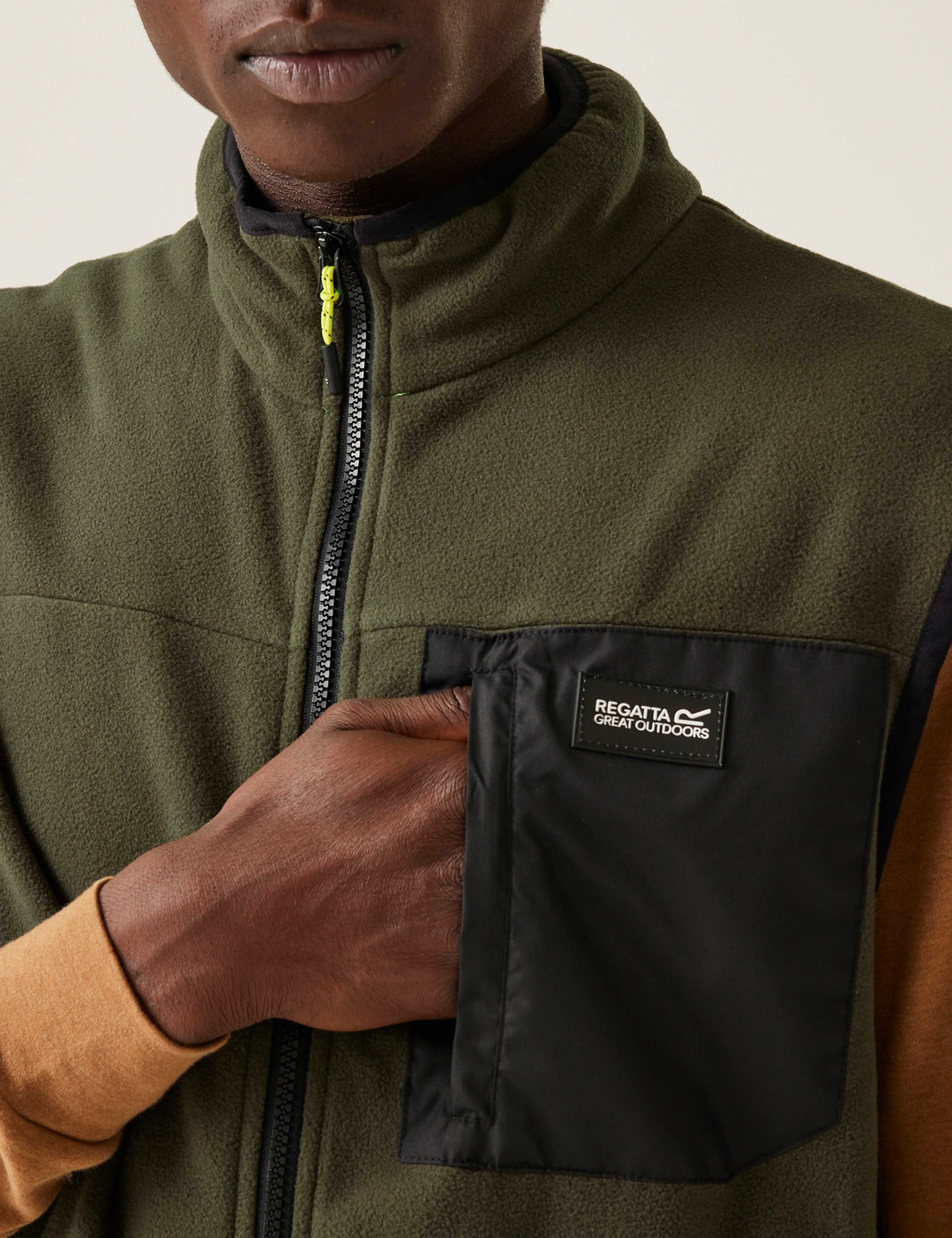 Frankie Fleece Funnel Neck Zip Up Gilet 5 of 6
