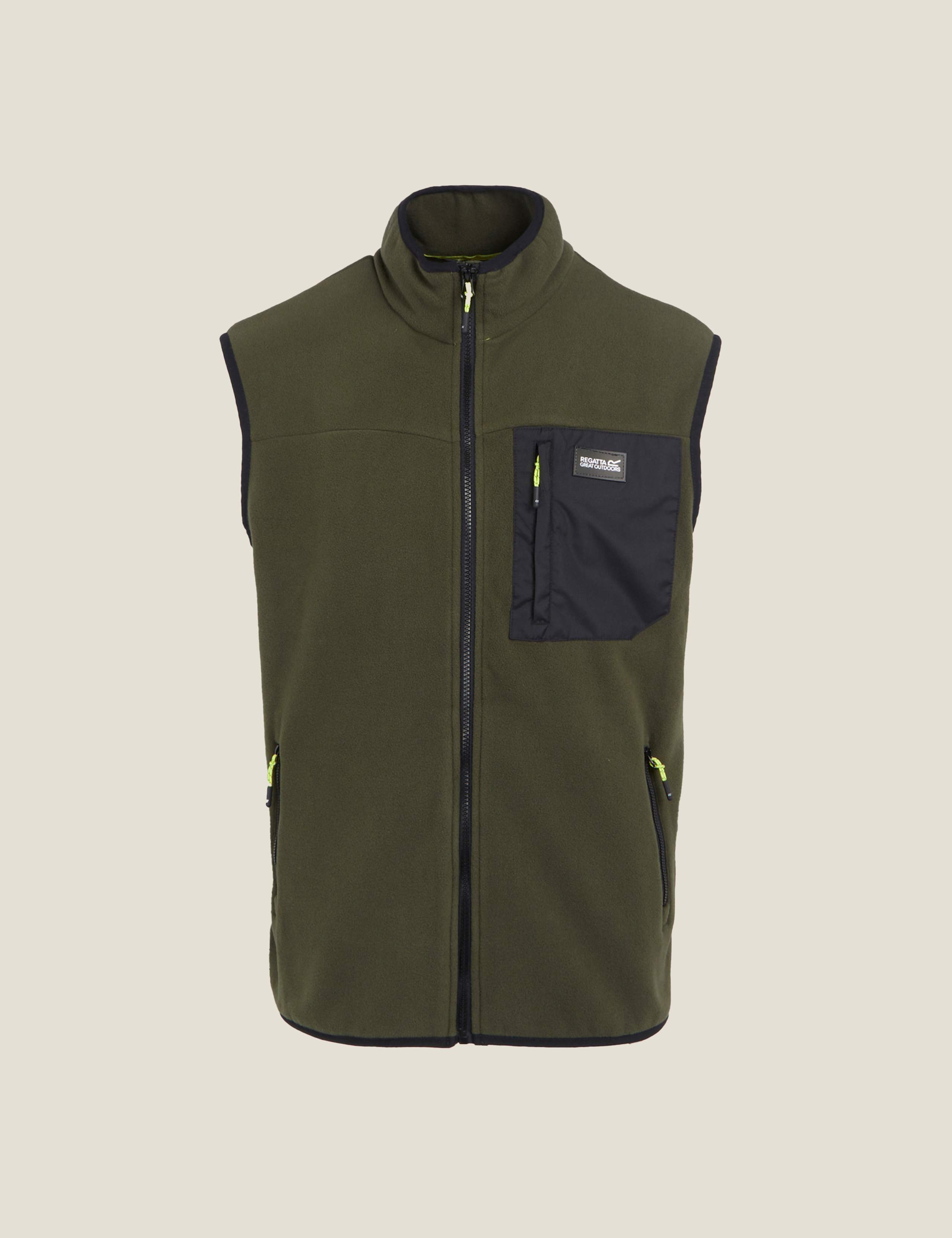 Frankie Fleece Funnel Neck Zip Up Gilet 2 of 6