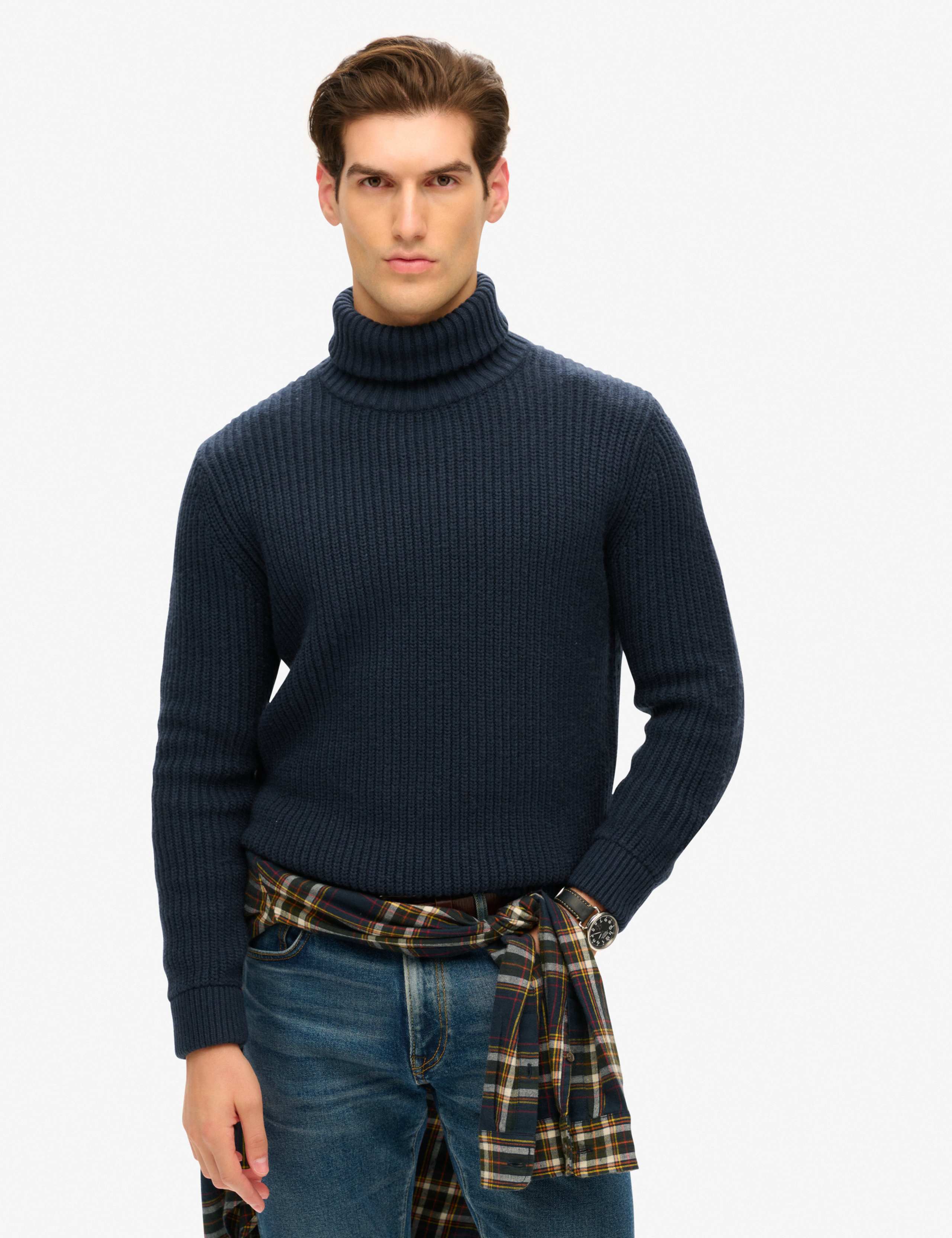 Merchant Store Wool Blend Roll Neck Jumper 1 of 6
