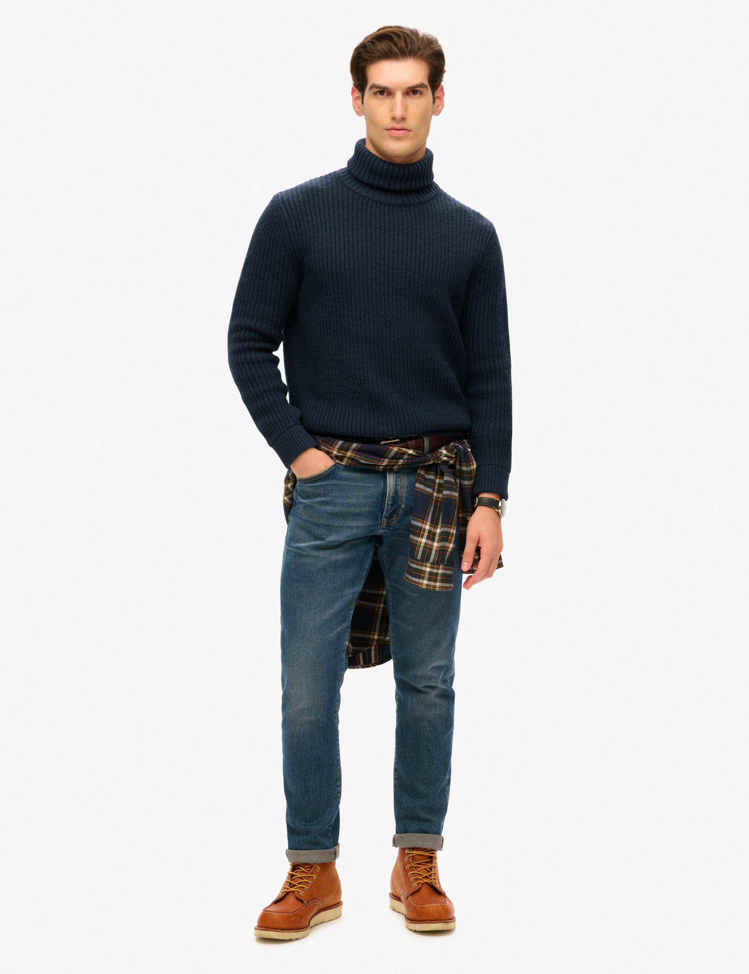 Merchant Store Wool Blend Roll Neck Jumper 4 of 6
