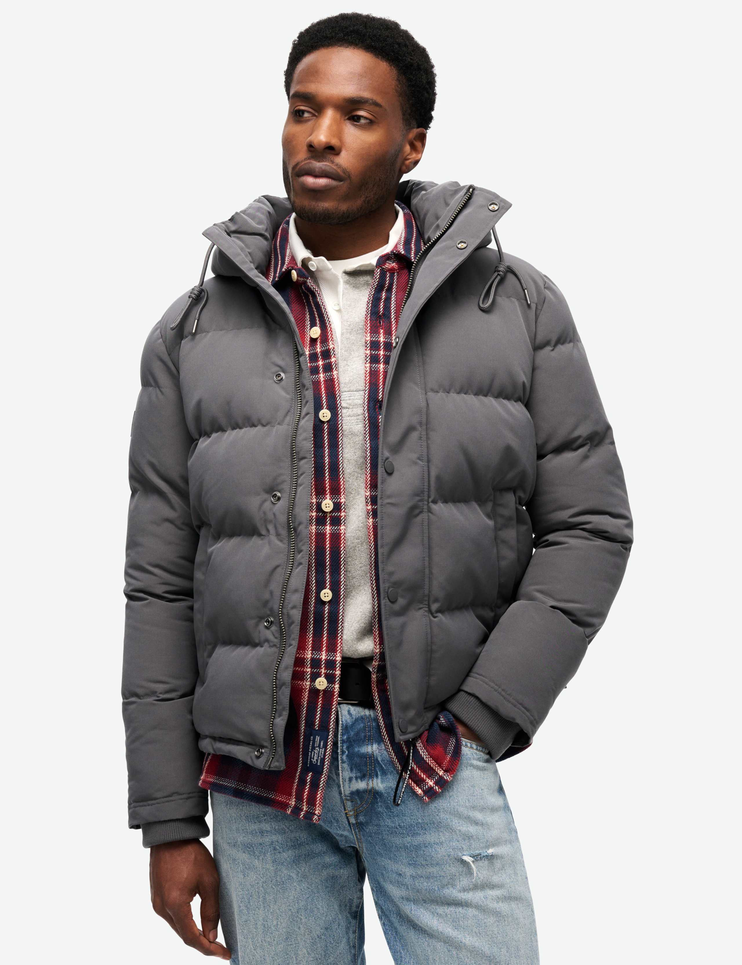 Hooded Padded Puffer Jacket 1 of 5
