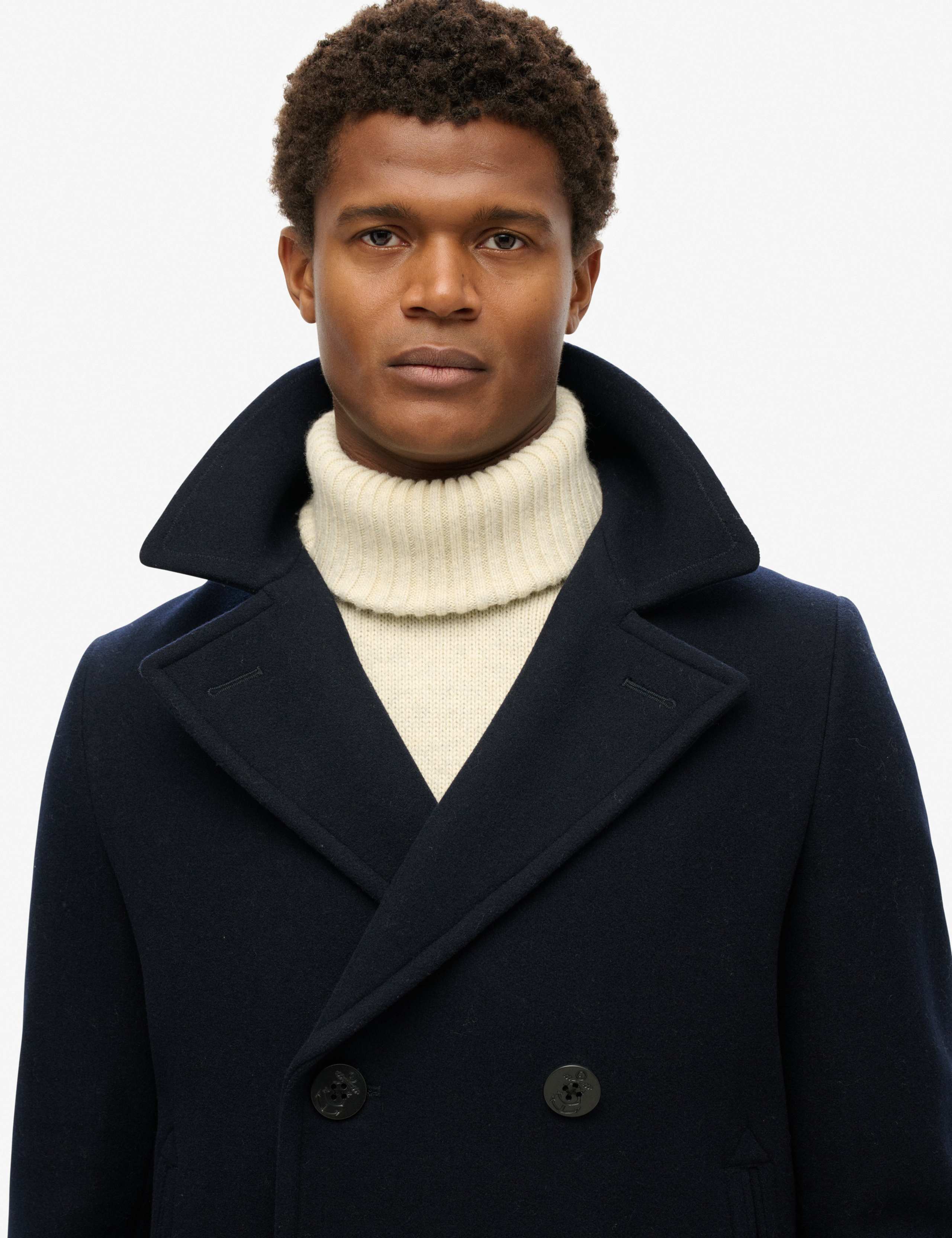 Wool Rich Revere 2 in 1 Peacoat 2 of 6