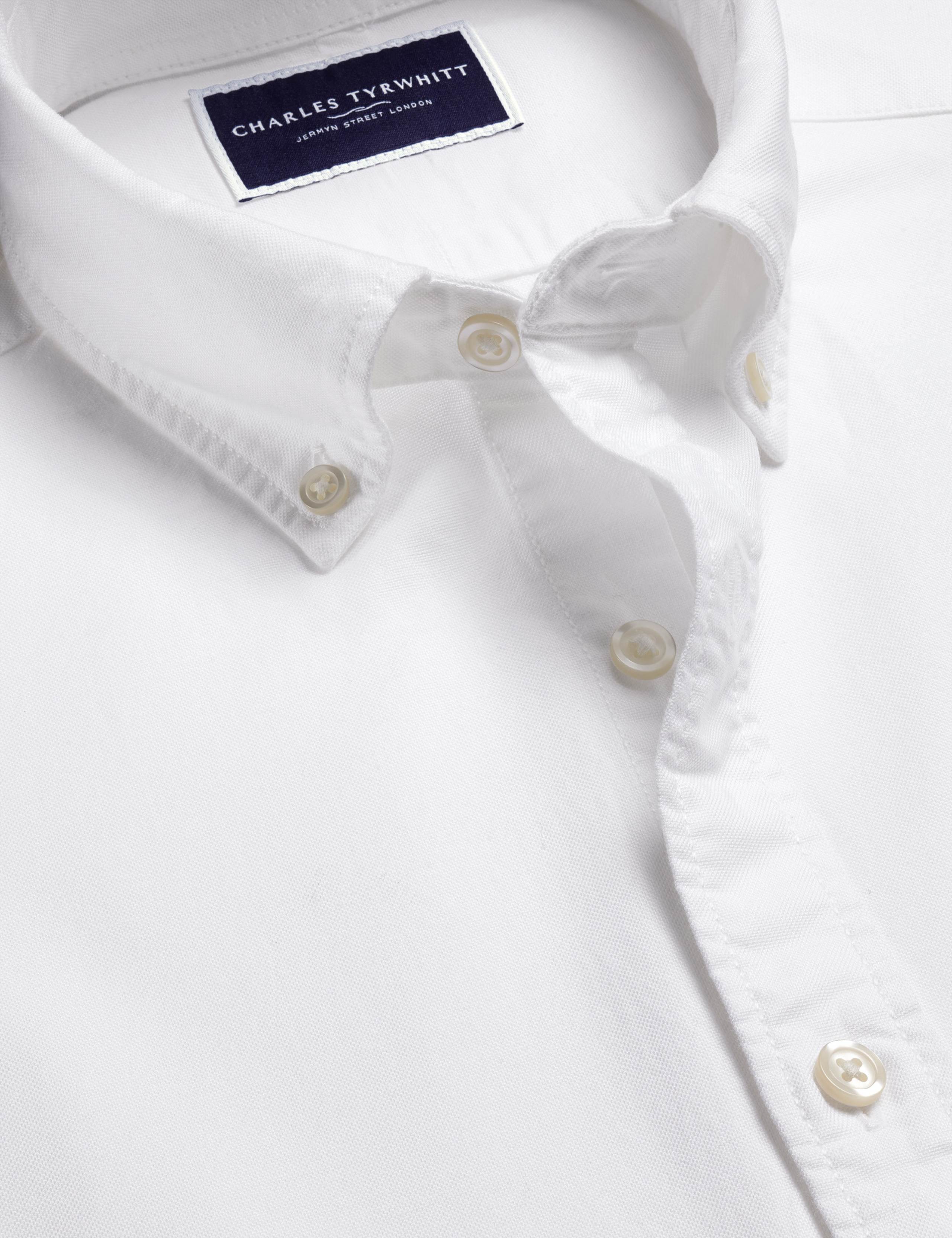 Slim Fit Cotton Stretch Oxford Shirt 4 of 4