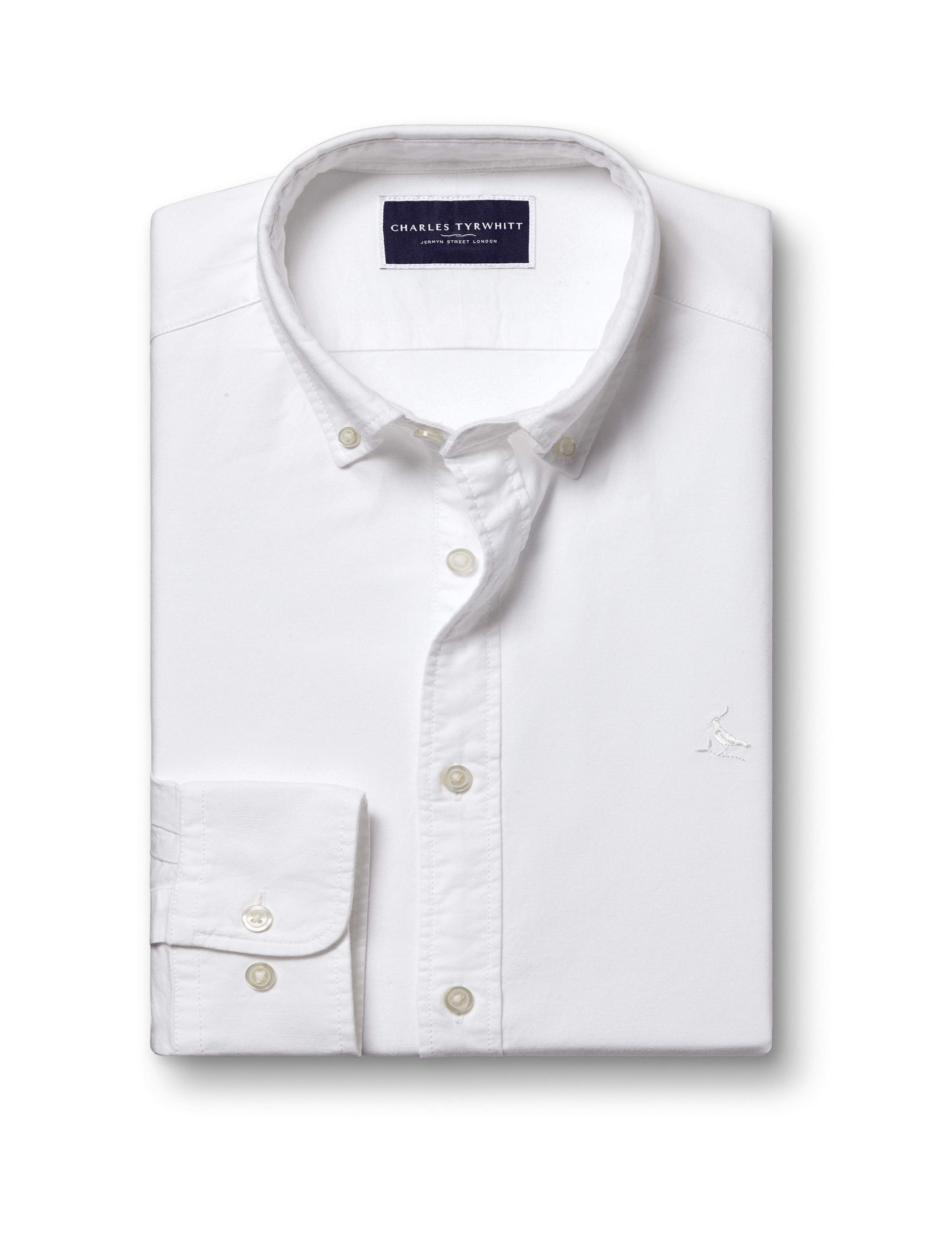 Slim Fit Cotton Stretch Oxford Shirt 2 of 4