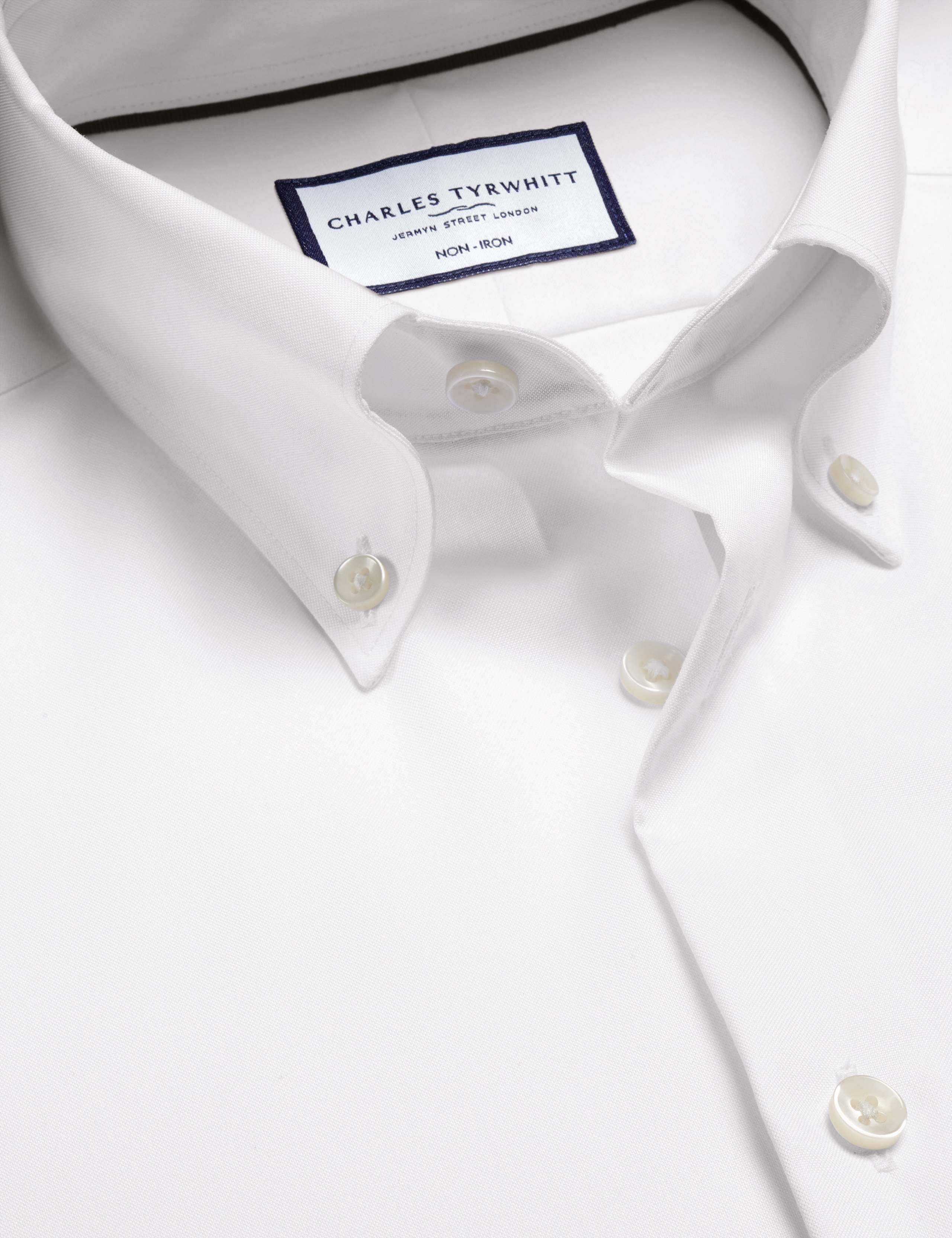 Non Iron Pure Cotton Oxford Shirt 6 of 6
