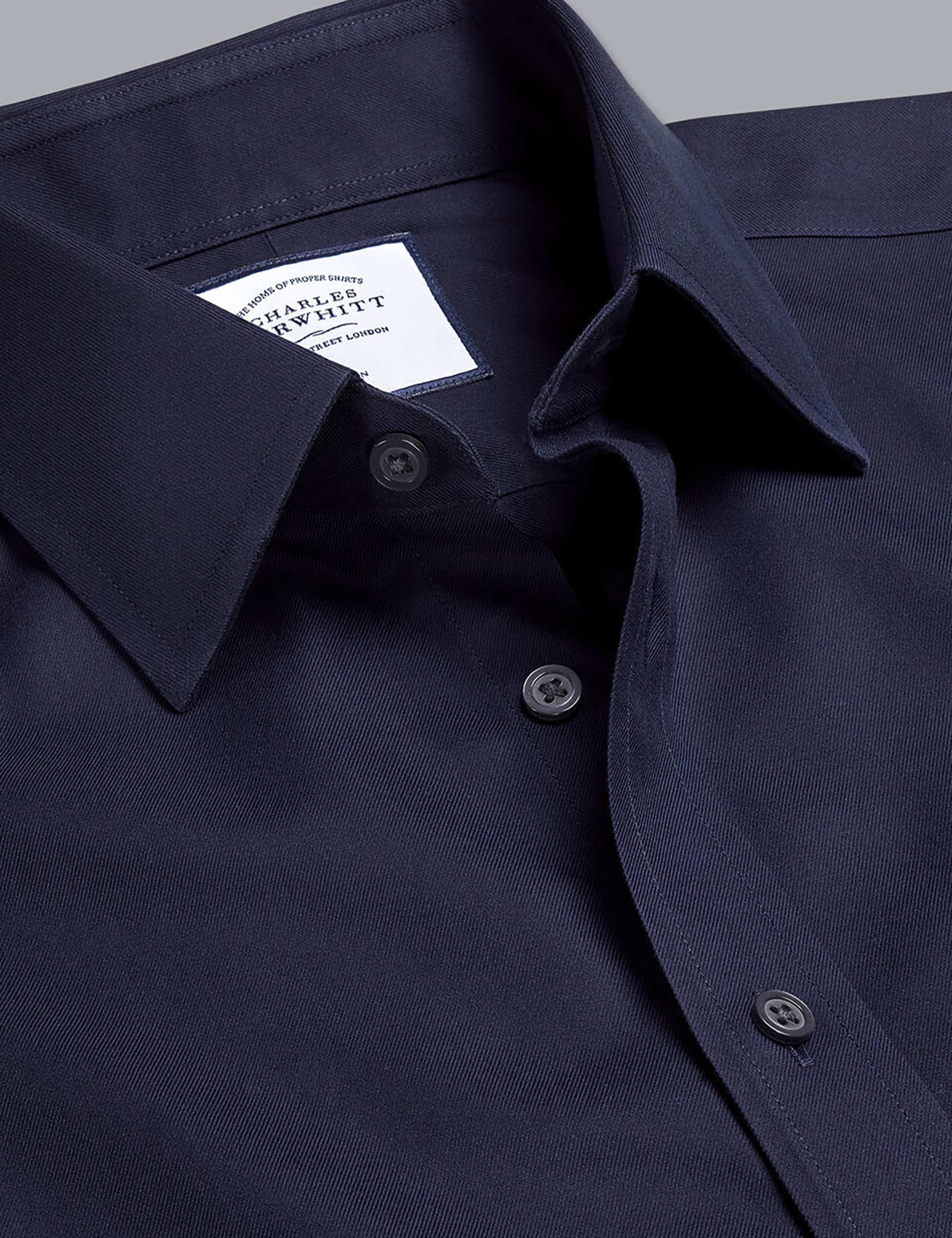Regular Fit Non Iron Pure Cotton Twill Shirt 4 of 5