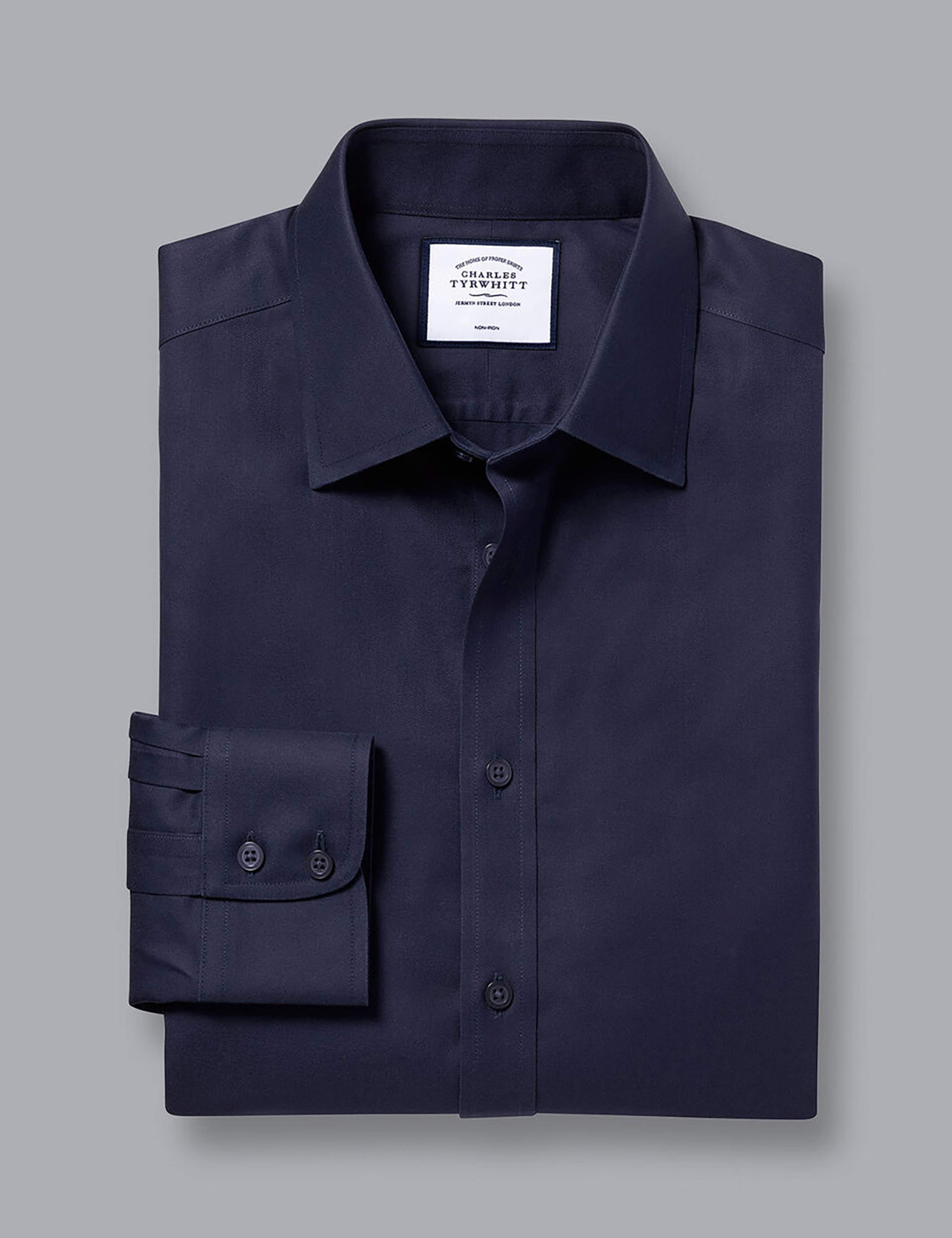 Regular Fit Non Iron Pure Cotton Twill Shirt 5 of 5