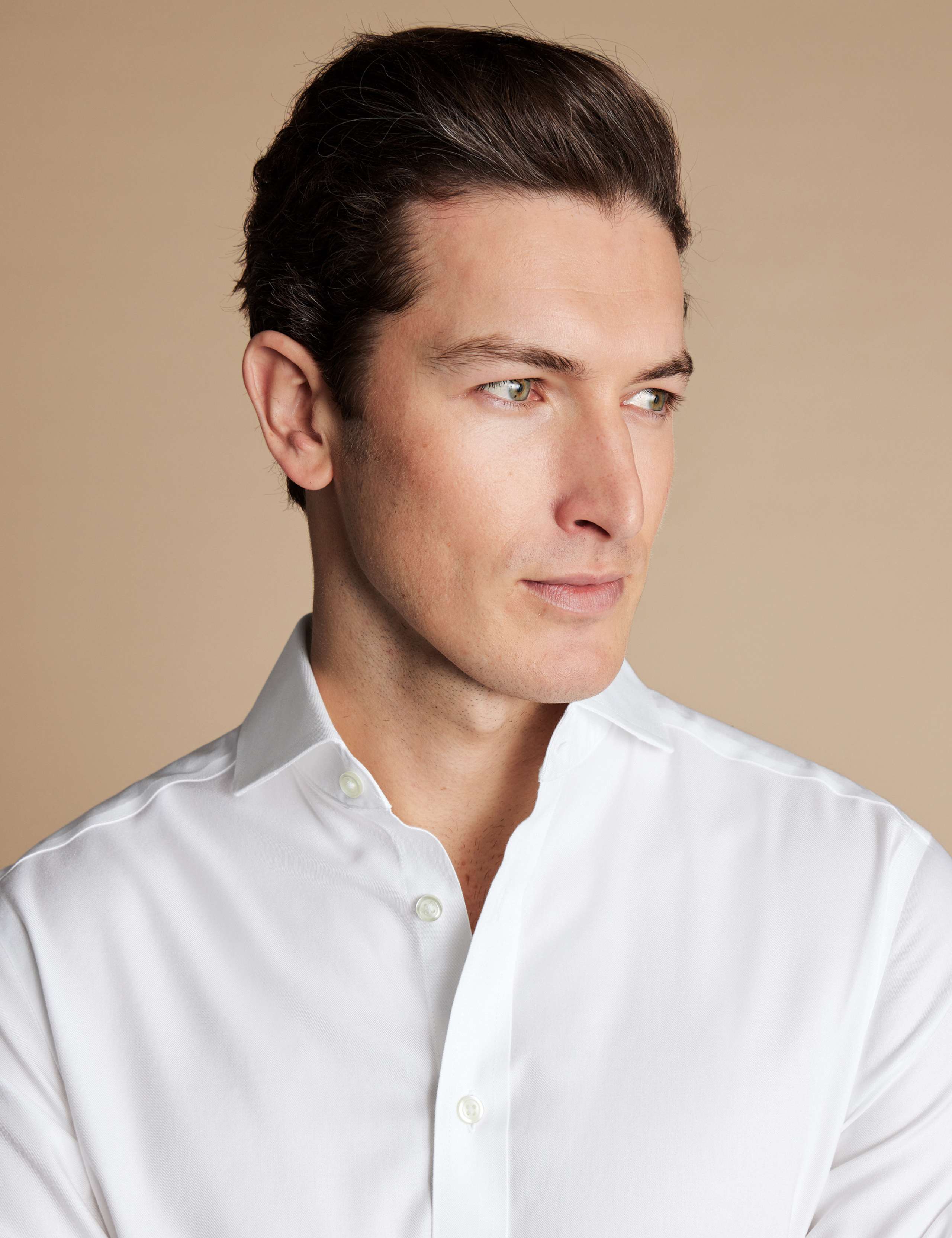Slim Fit Non Iron Pure Cotton Twill Shirt 3 of 6