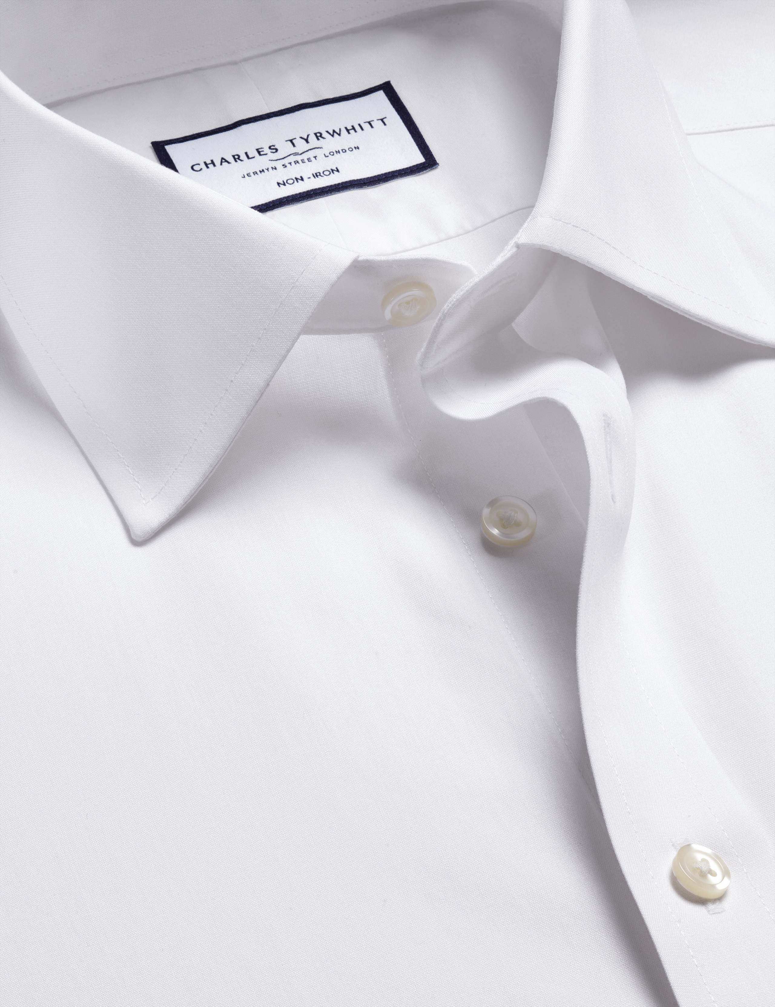 Non Iron Pure Cotton Poplin Shirt 6 of 6