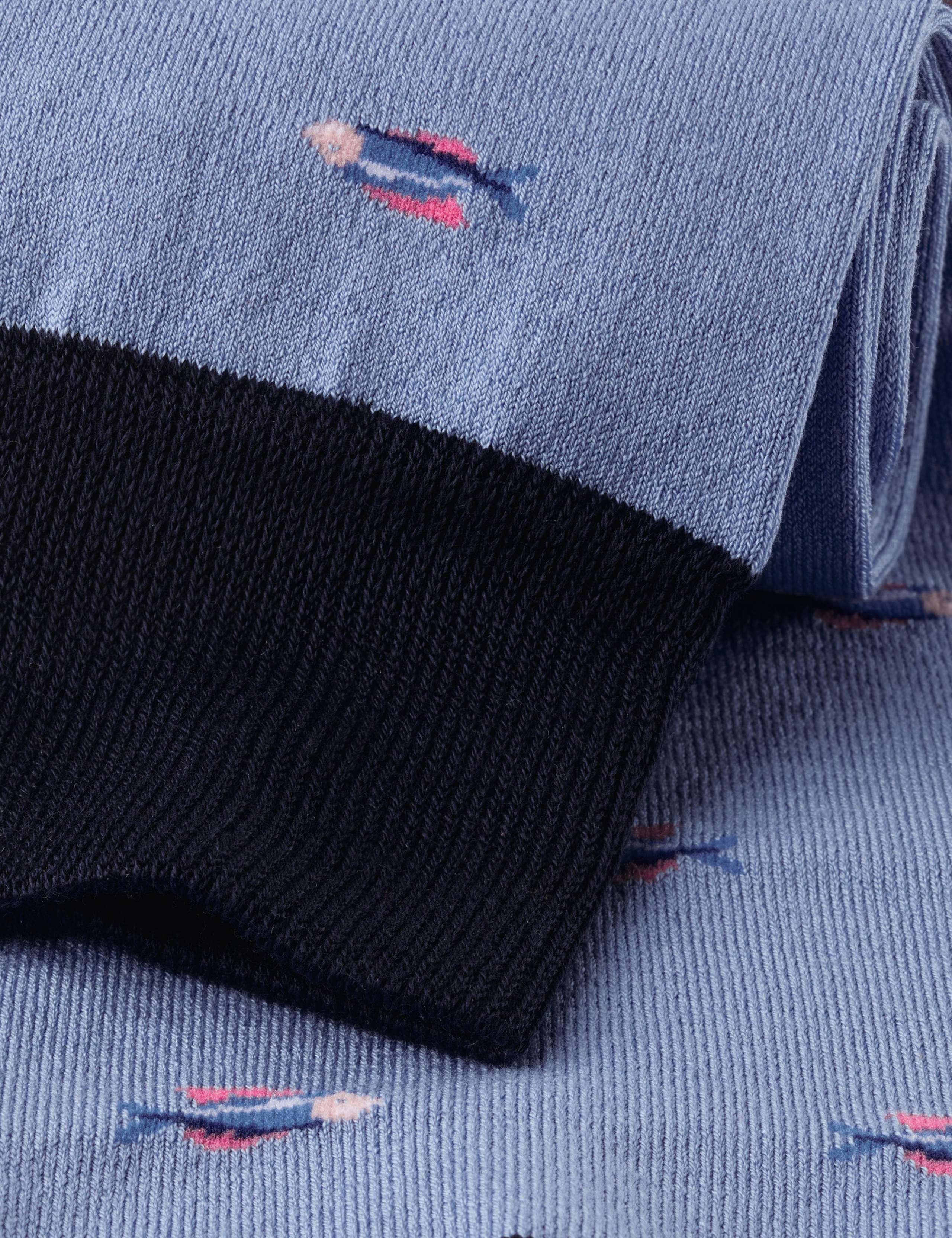 Fish Cotton Rich Socks 2 of 2