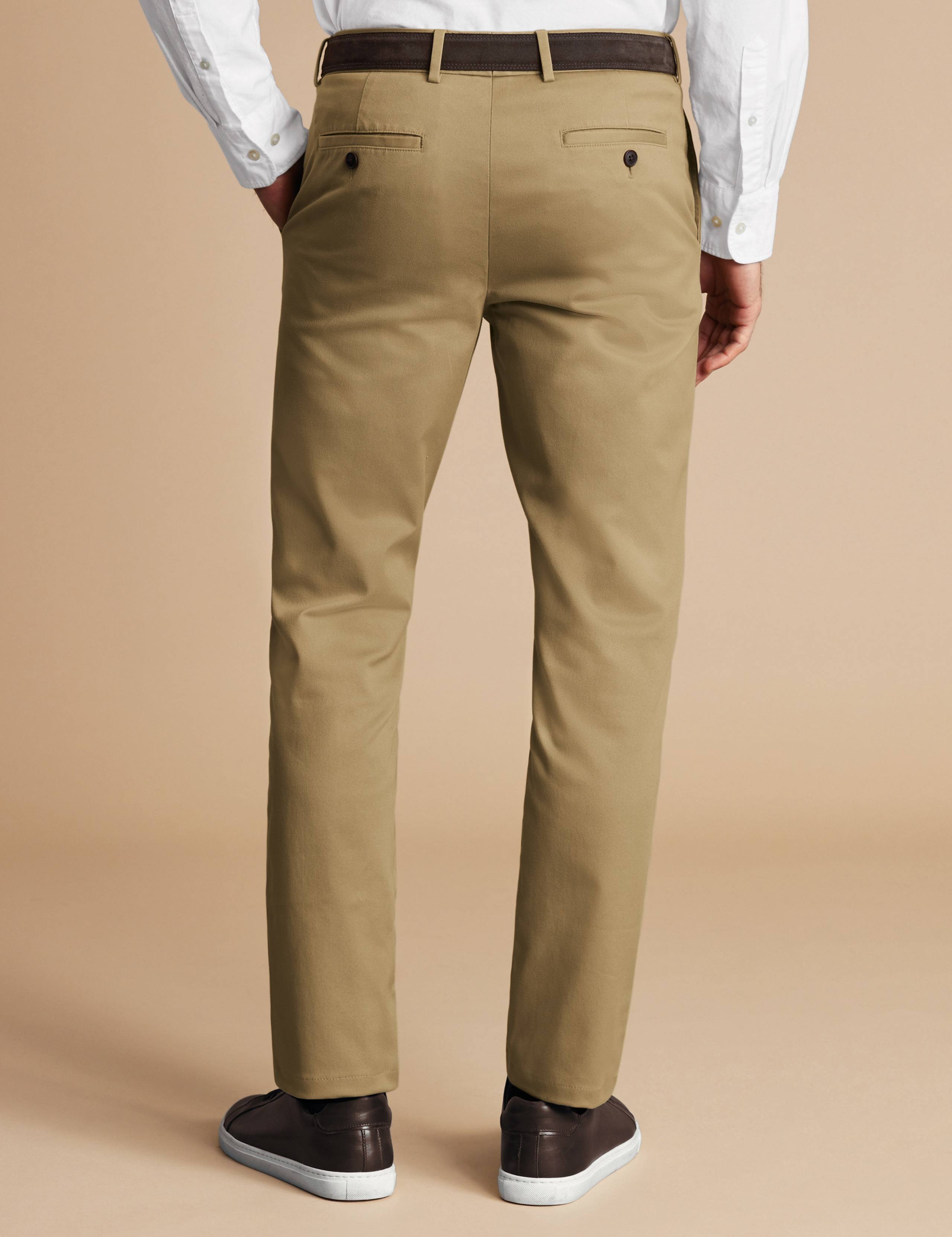Extra Slim Fit Pure Cotton Non-Iron Chinos 3 of 4