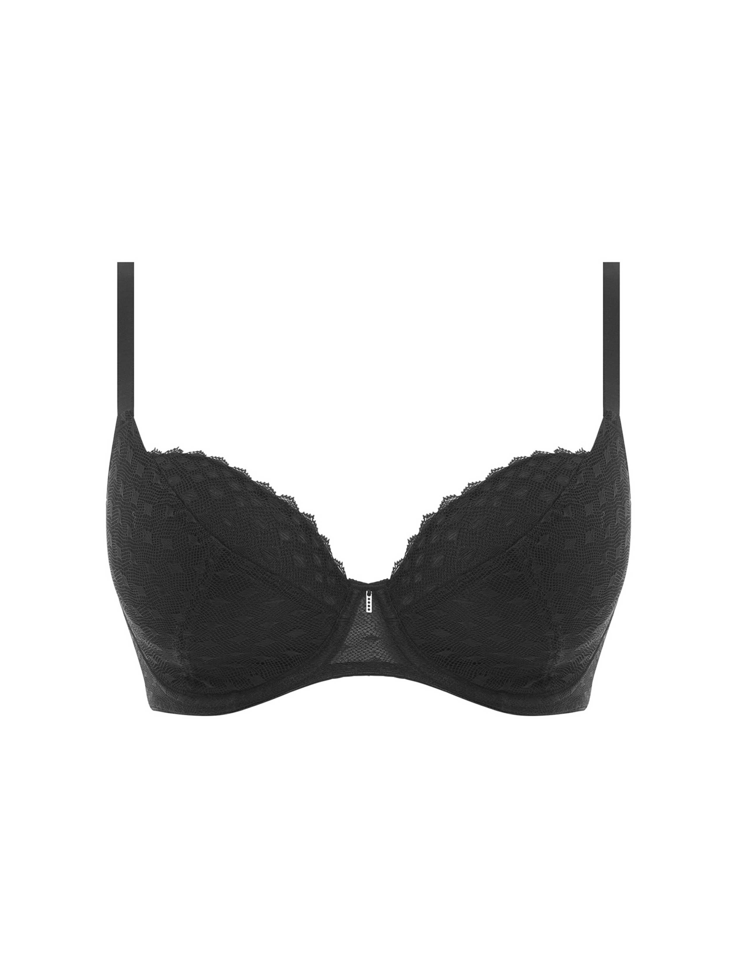 Signature Lace Wired Plunge Bra 2 of 3