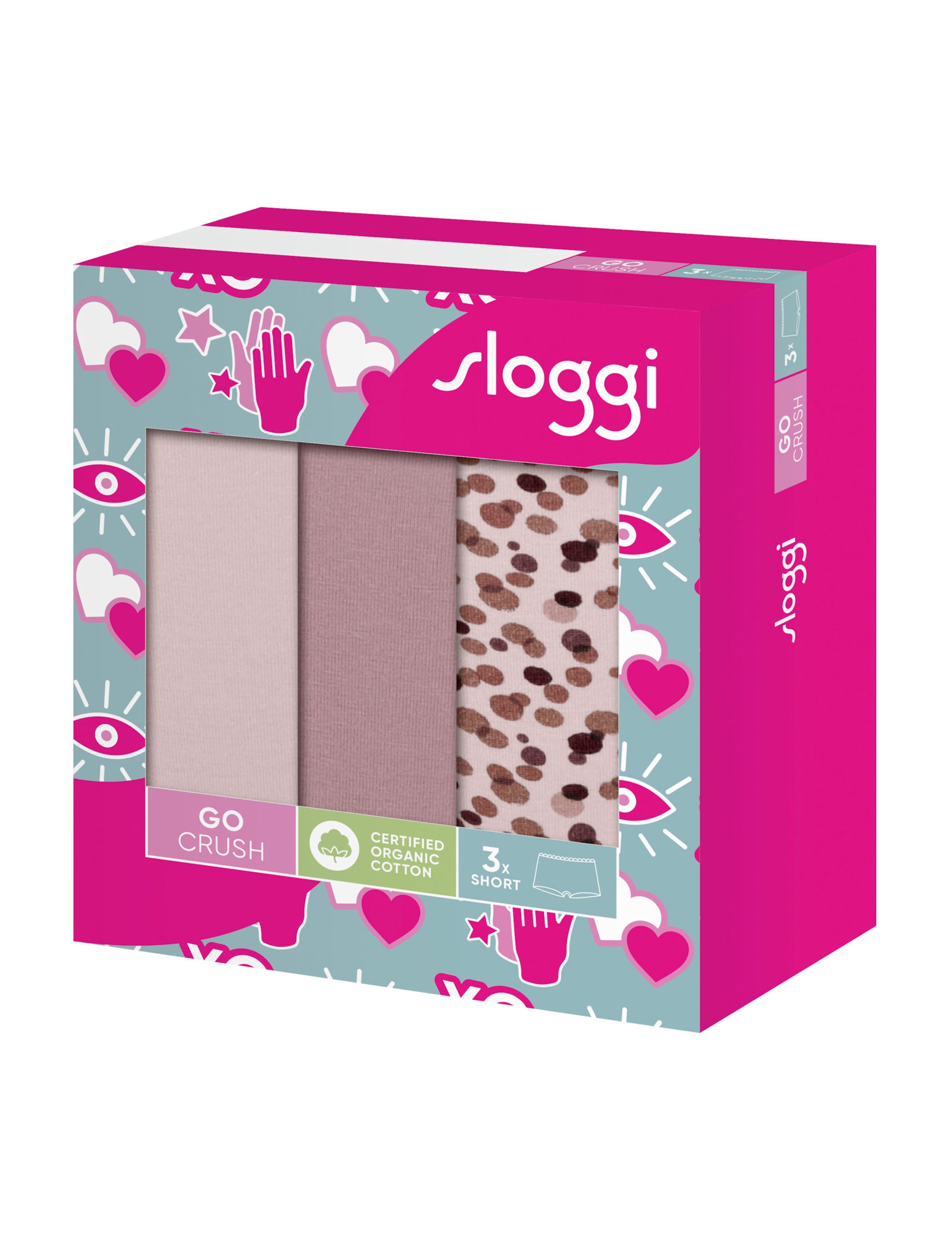 3pk Go Crush Cotton Rich Low Rise Shorts 6 of 6