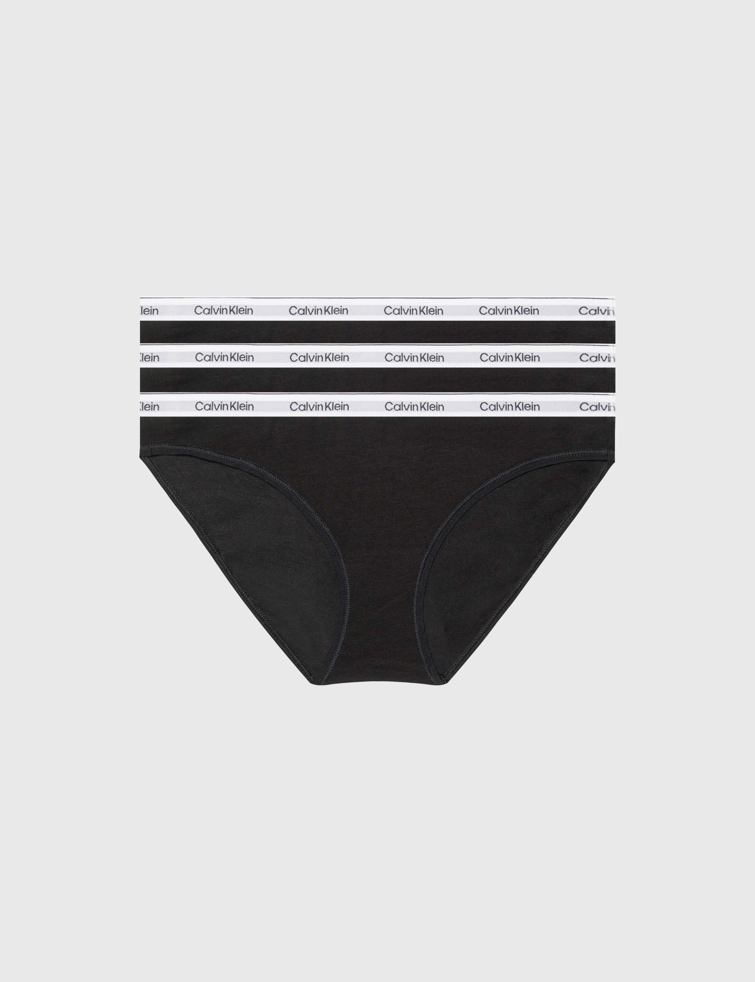 3pk Modern Logo Cotton Rich Bikini Knickers 1 of 5