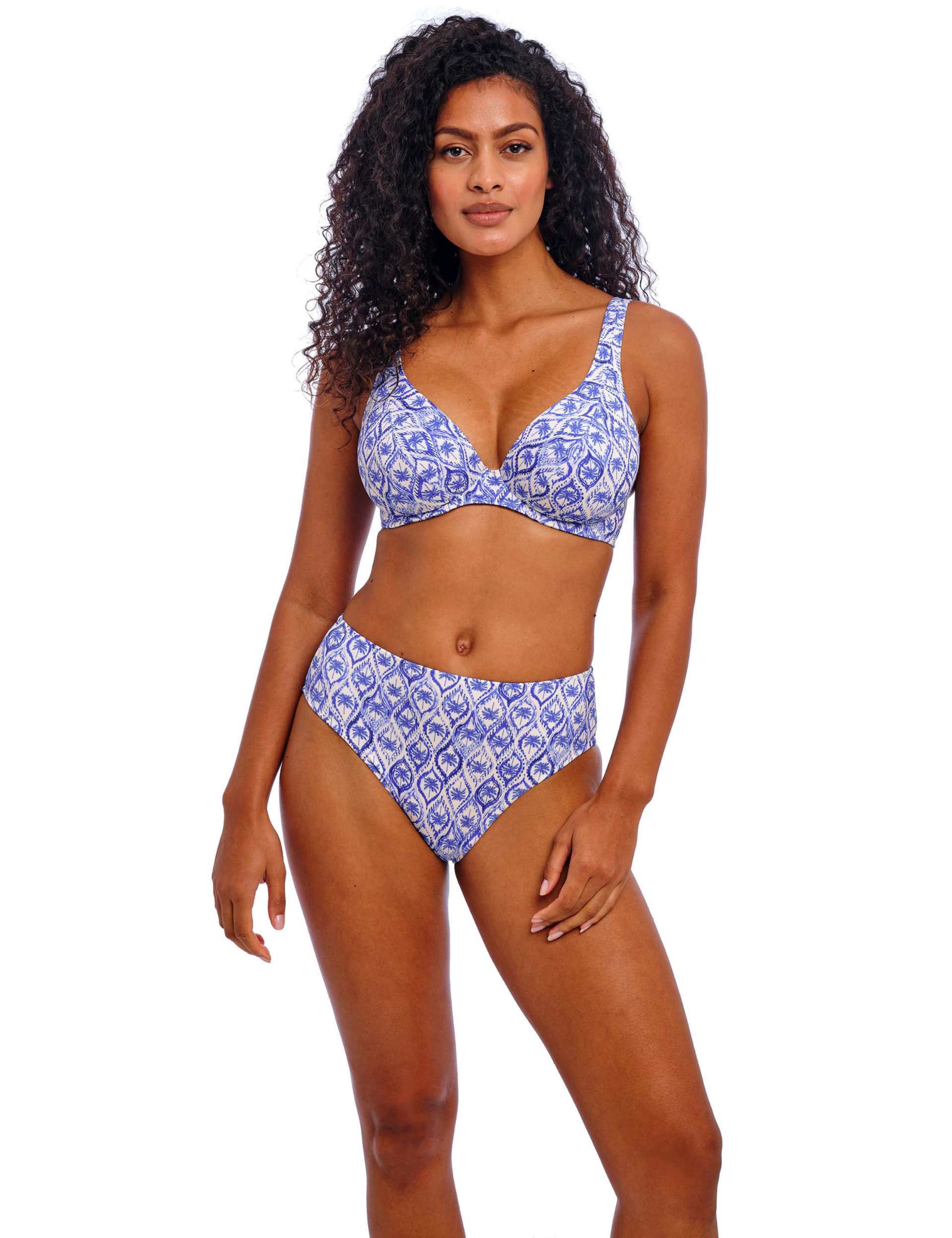 Ocean Breeze High Waisted Bikini Bottoms 4 of 6