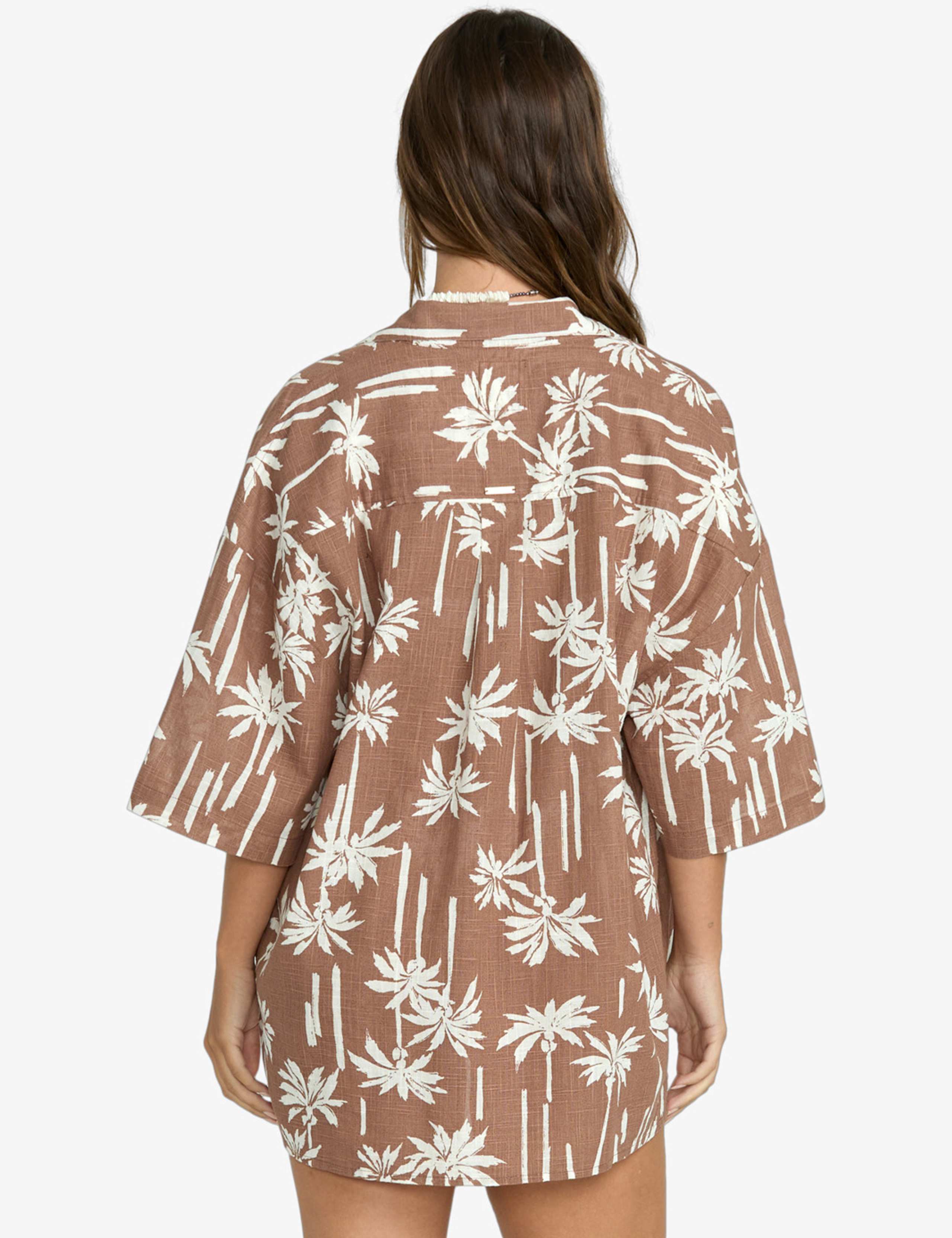 Beach Side Pure Cotton Floral Beach Shirt 3 of 5