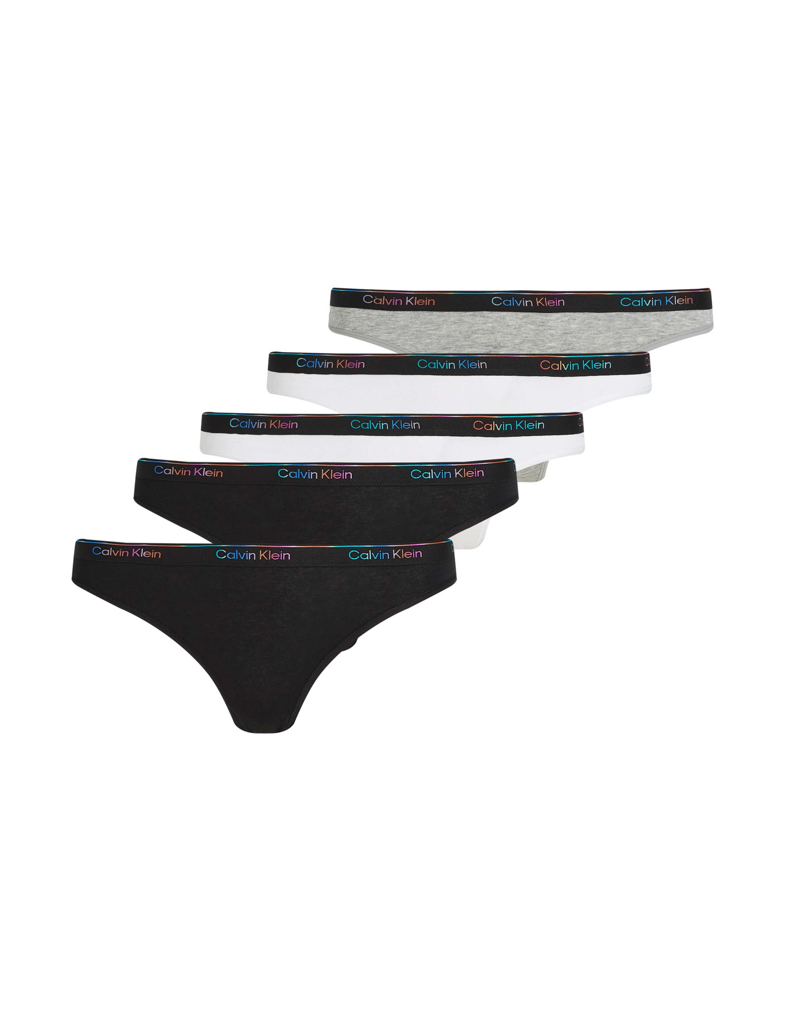 5pk Modern Logo Bikini Knickers 1 of 5