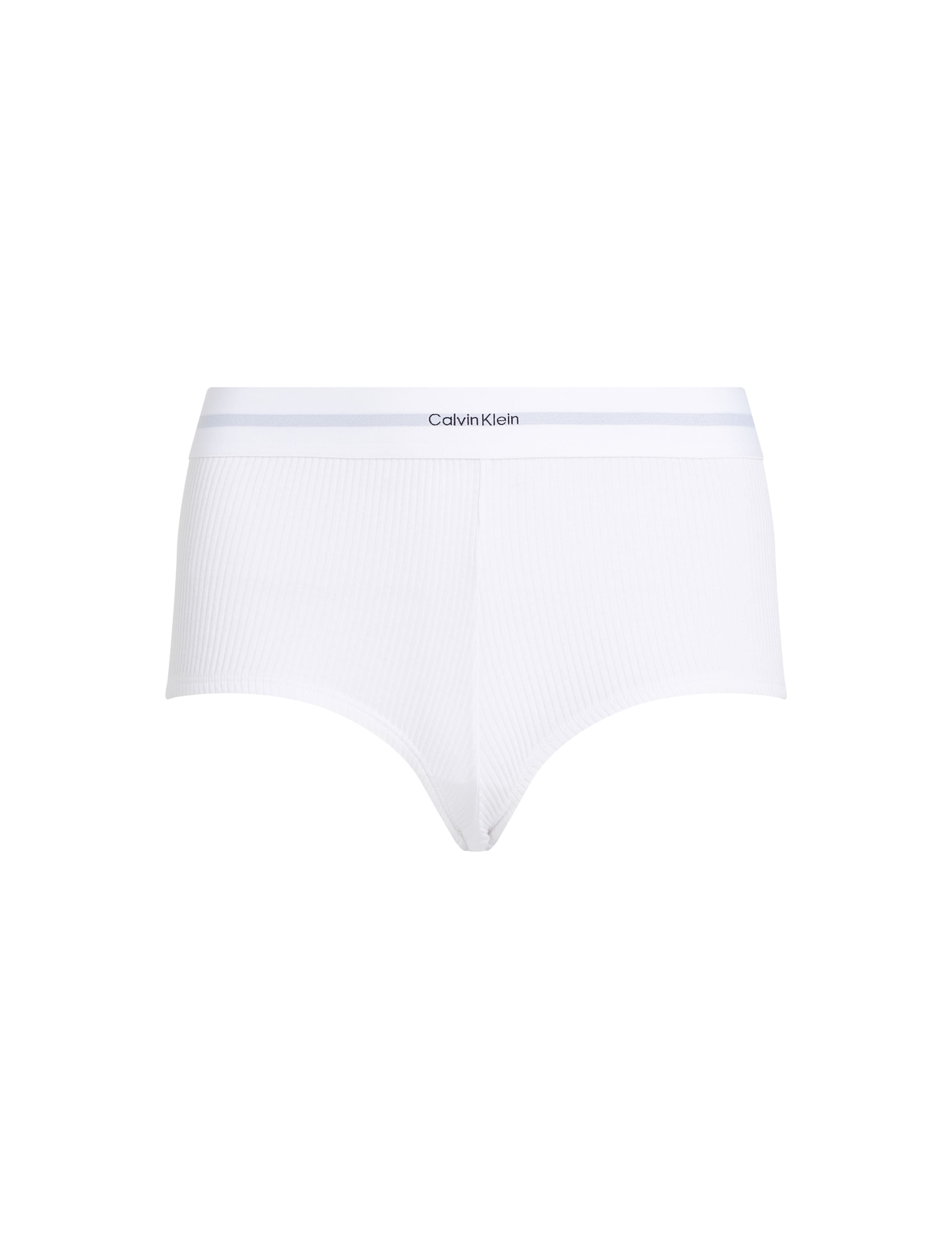 Modal Blend Ribbed High Rise Boy Shorts 2 of 5