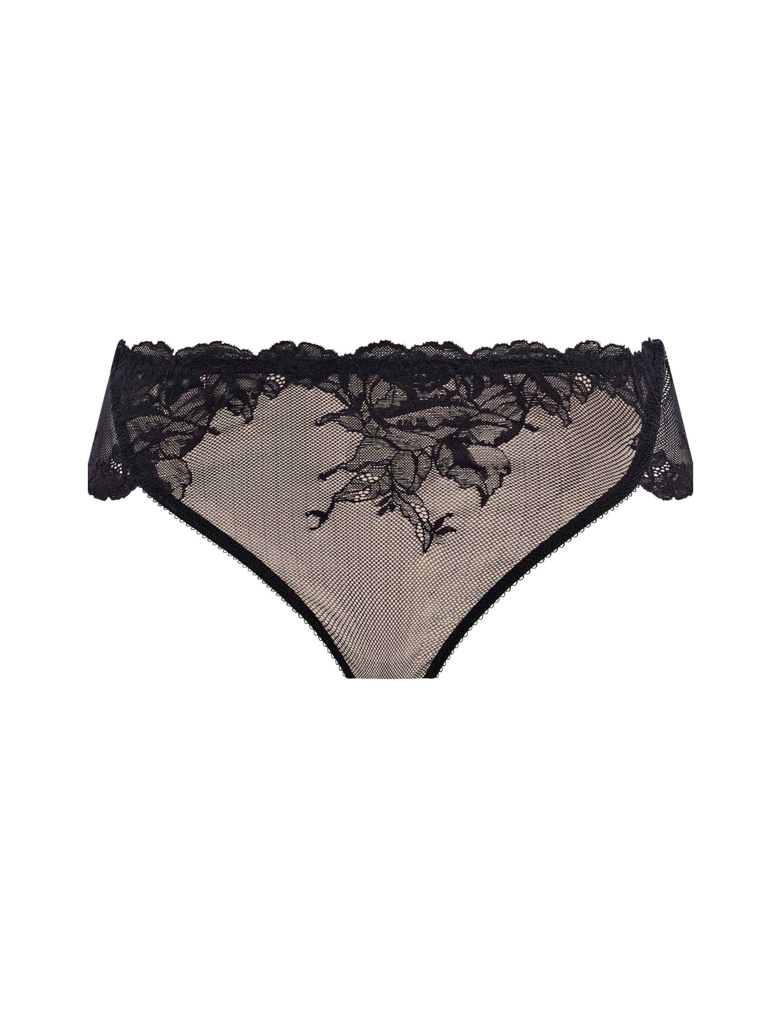 Vivid Attraction Mesh & Lace High Leg Knickers 2 of 7