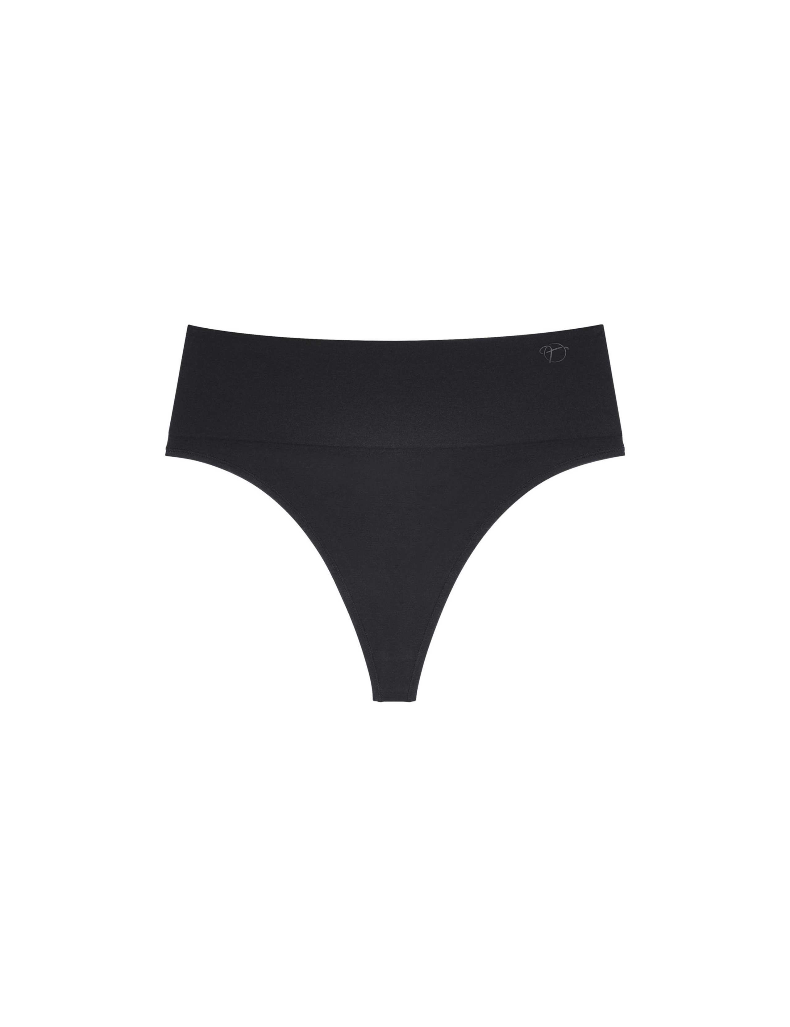 Soft Sculpt Bandeau High Rise Tummy Control Shaping Thong 2 of 5